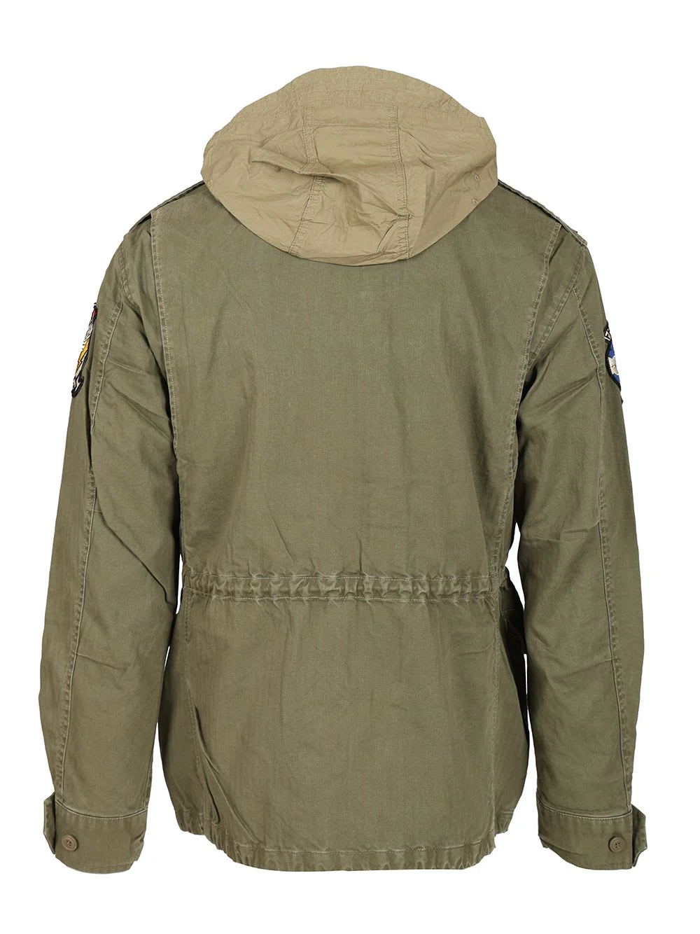 Ralph Lauren Cotton Jacket - Olive Mountain w/ Patches - Image 2