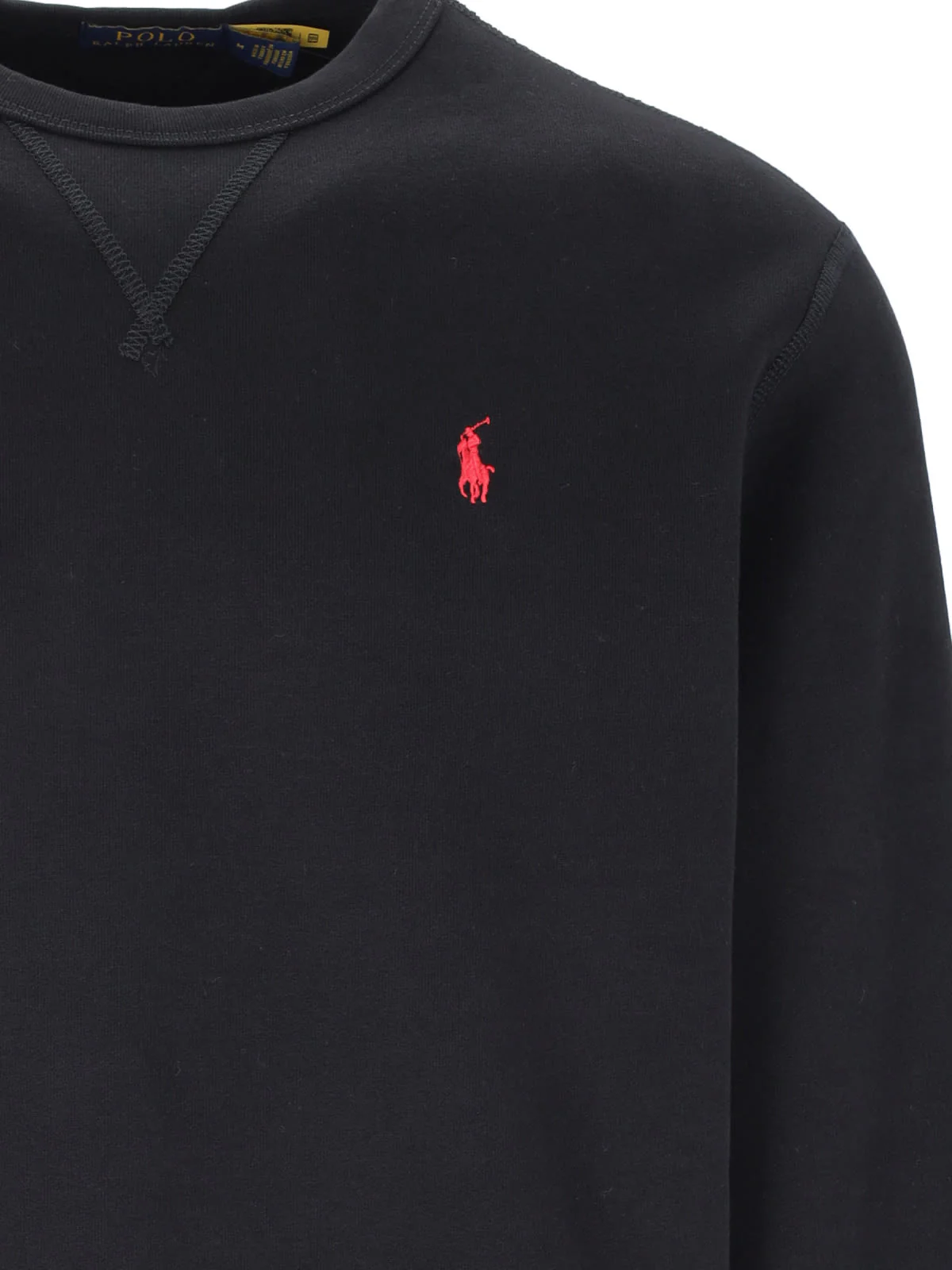 Ralph Lauren RL Crew Neck Sweatshirt - Polo Black - Image 3