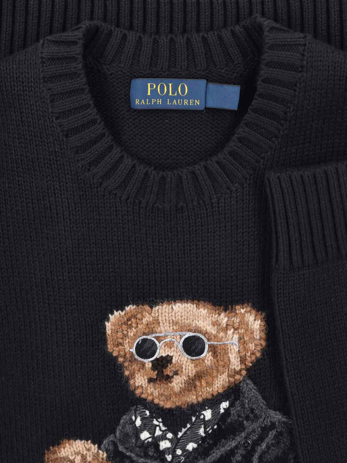 Ralph Lauren Polo Bear Sweater - FA25 POLO BLACK HOLIDAY BEAR - Image 5