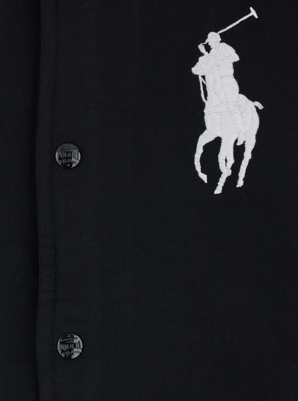 Ralph Lauren Black Jacket With Maxi Pony And Numerical Detail - Polo Black - Image 3