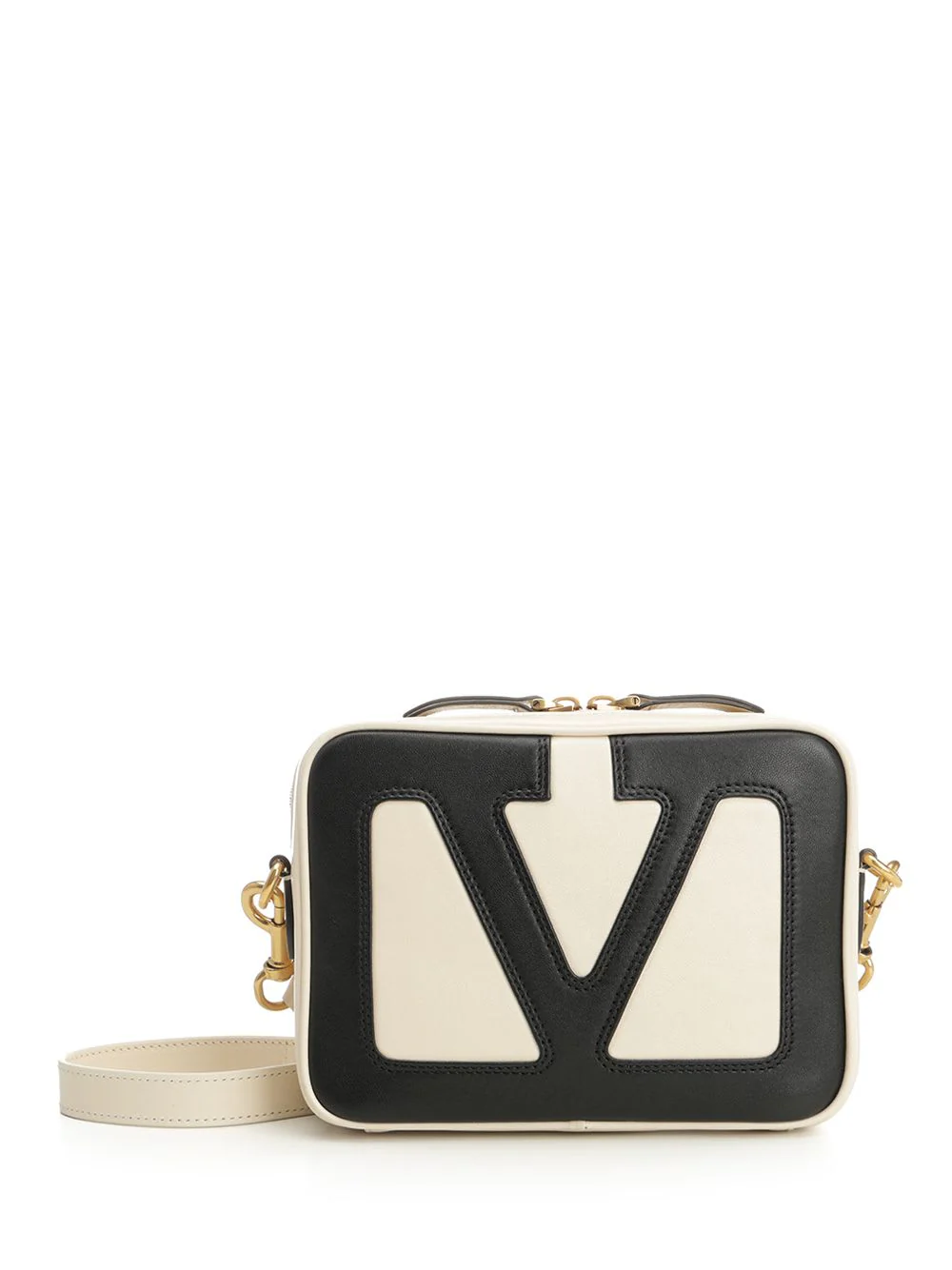 Valentino Garavani Viva Superstar Shoulder Bag - Neutrals/Black