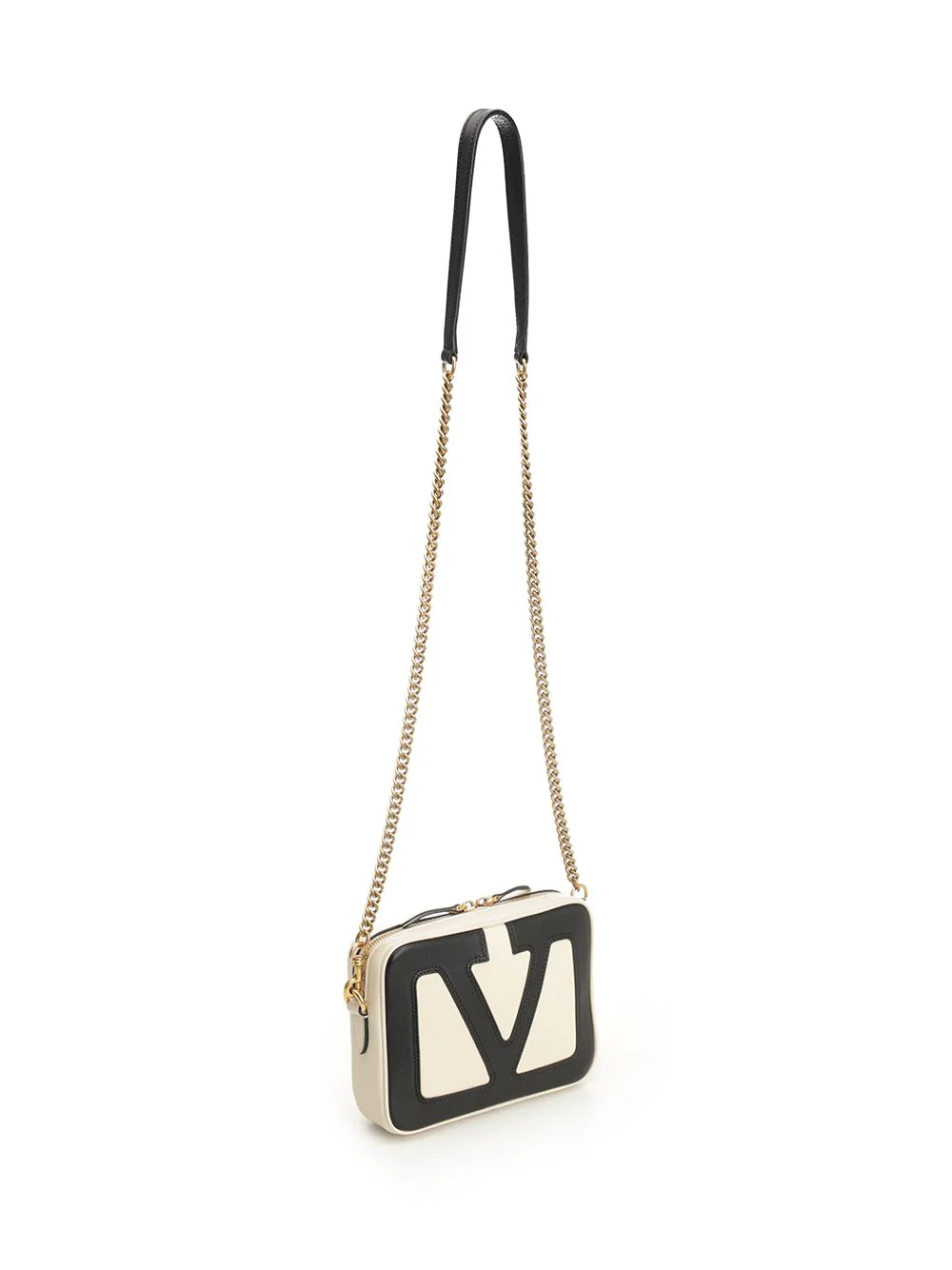 Valentino Garavani Viva Superstar Shoulder Bag - Neutrals/Black - Image 5