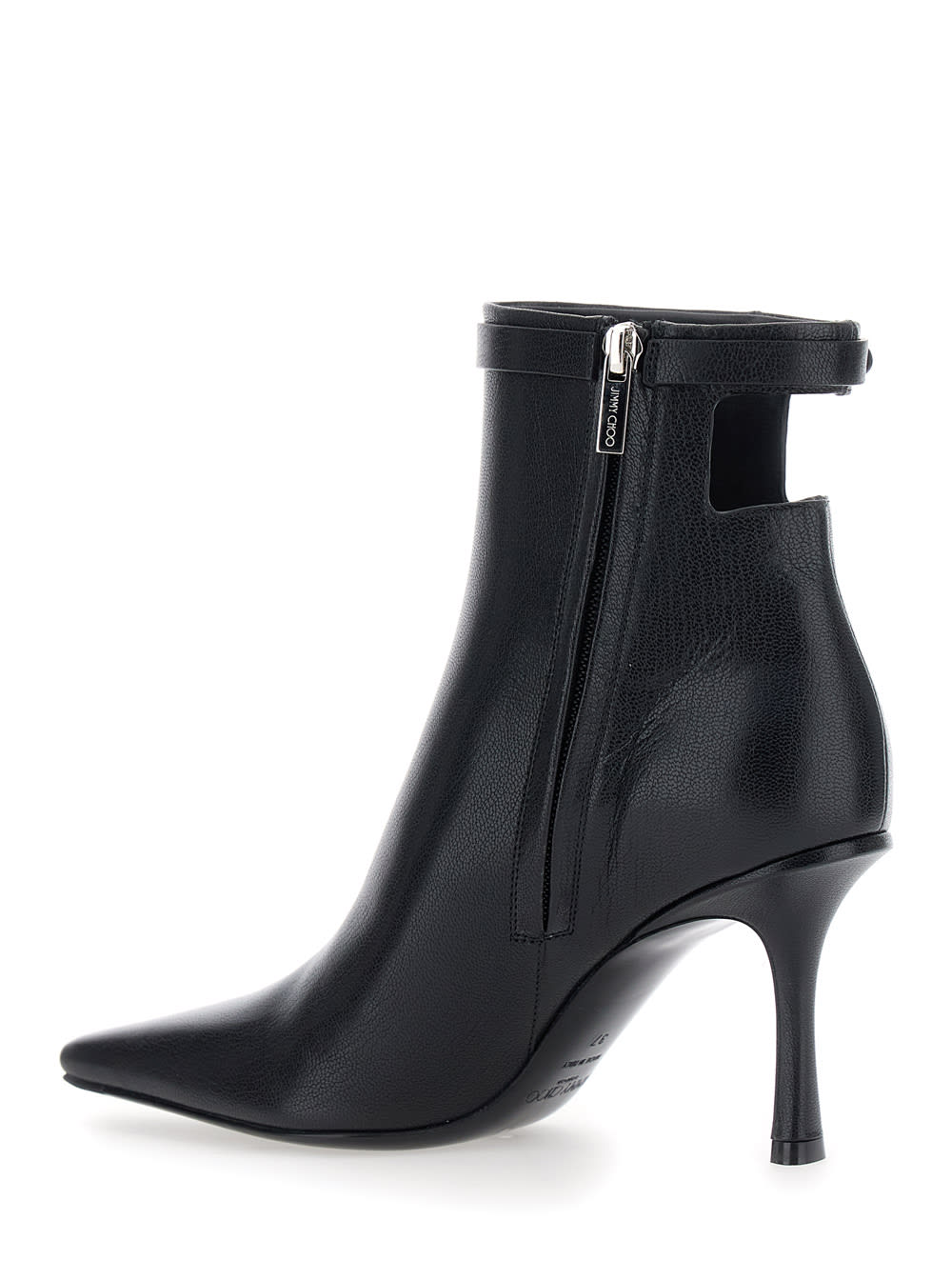JIMMY CHOO Camie Ankle Boots - Black - Image 3