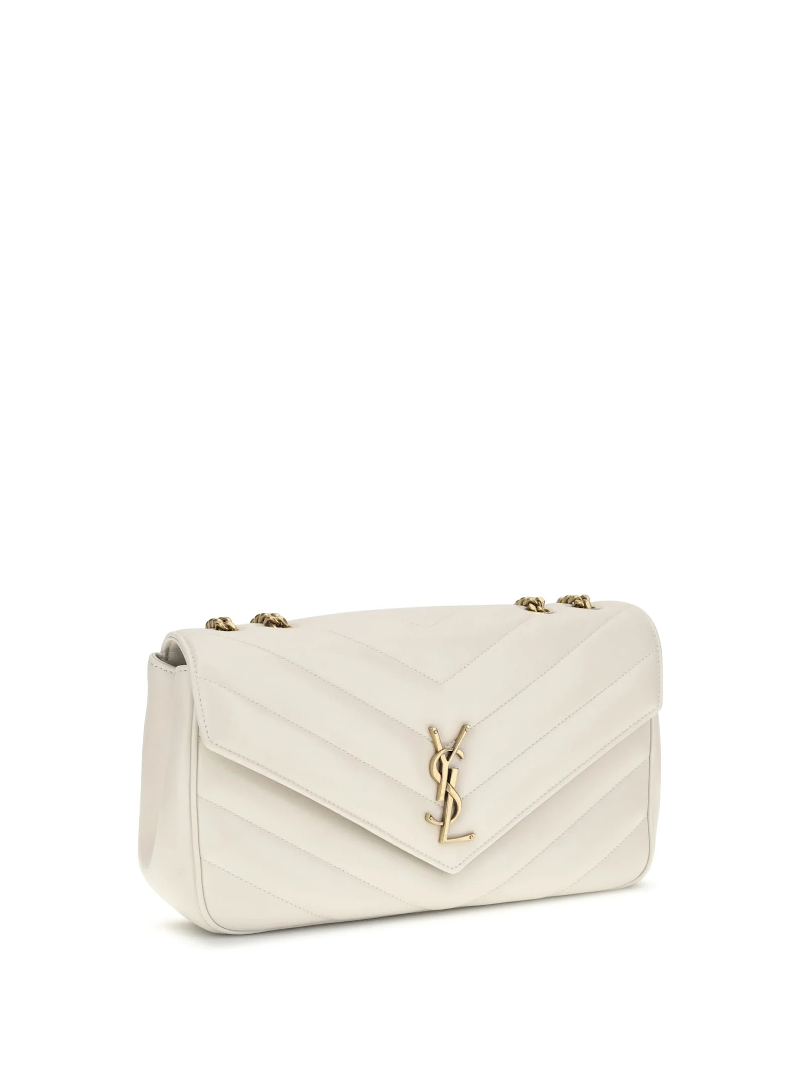 Saint Laurent Loulou Shoulder Bag - Crema Soft - Image 2