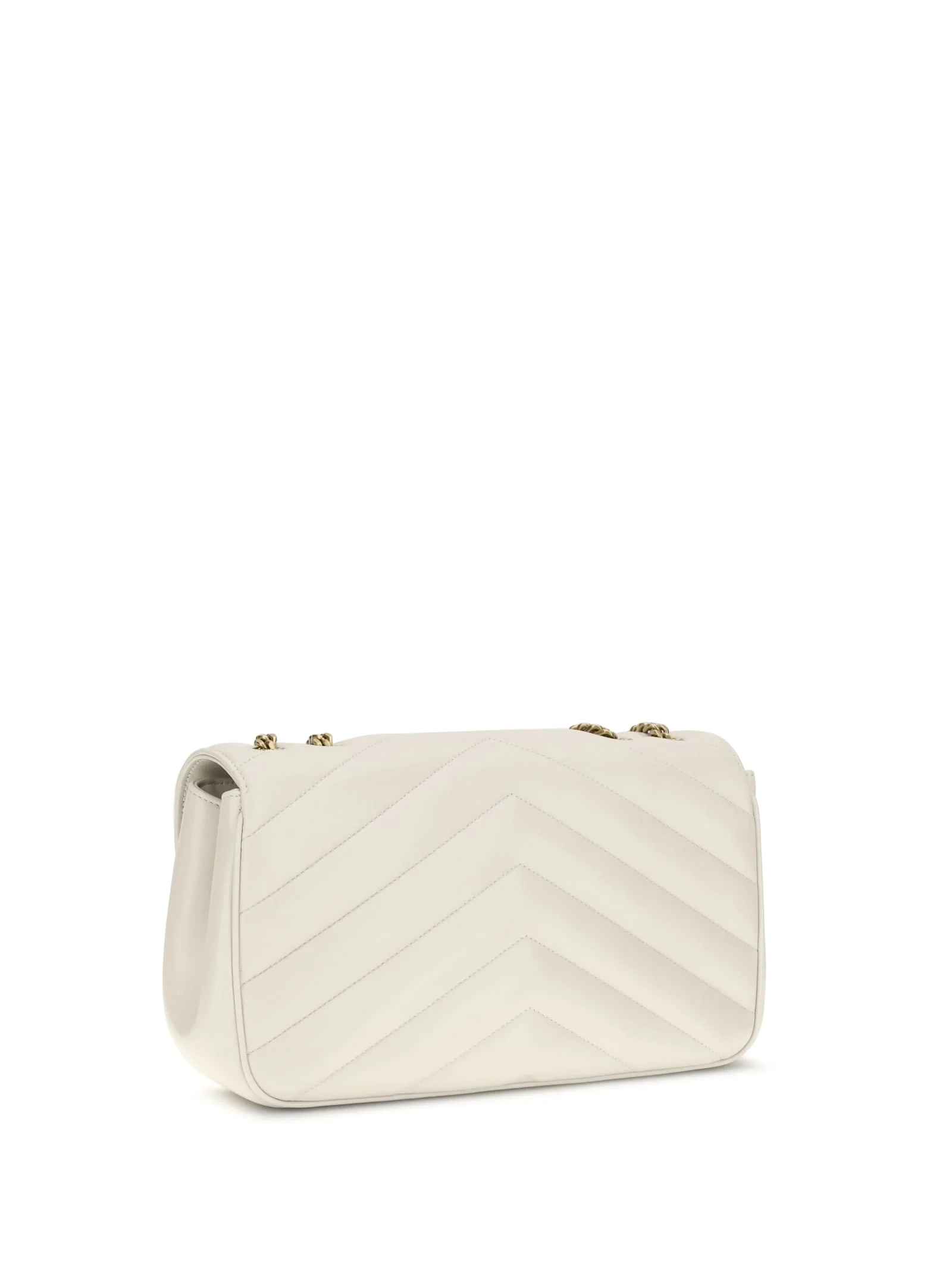 Saint Laurent Loulou Shoulder Bag - Crema Soft - Image 3
