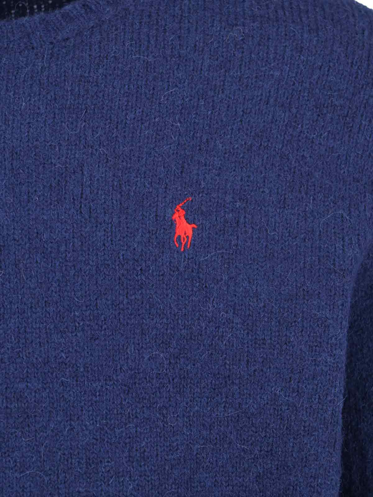 Ralph Lauren Logo Sweater - Blue - Image 3