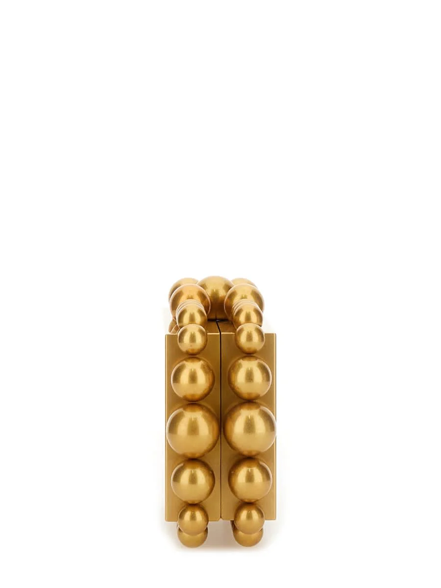 Cult Gaia Eos Clutch - Gold - Image 4