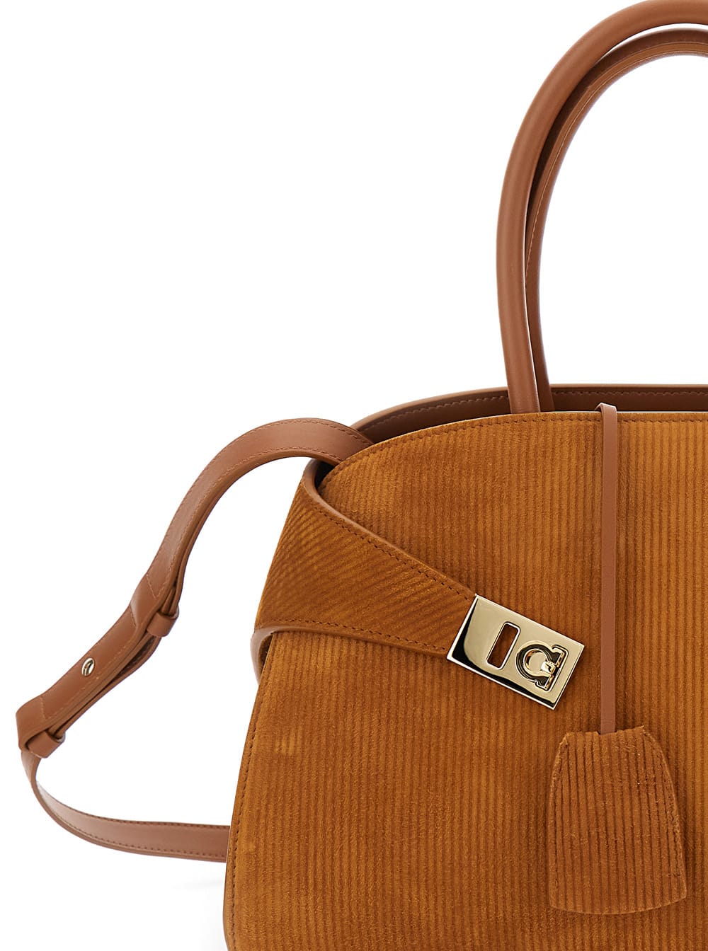 Ferragamo Hug S Handbag - Brown - Image 3