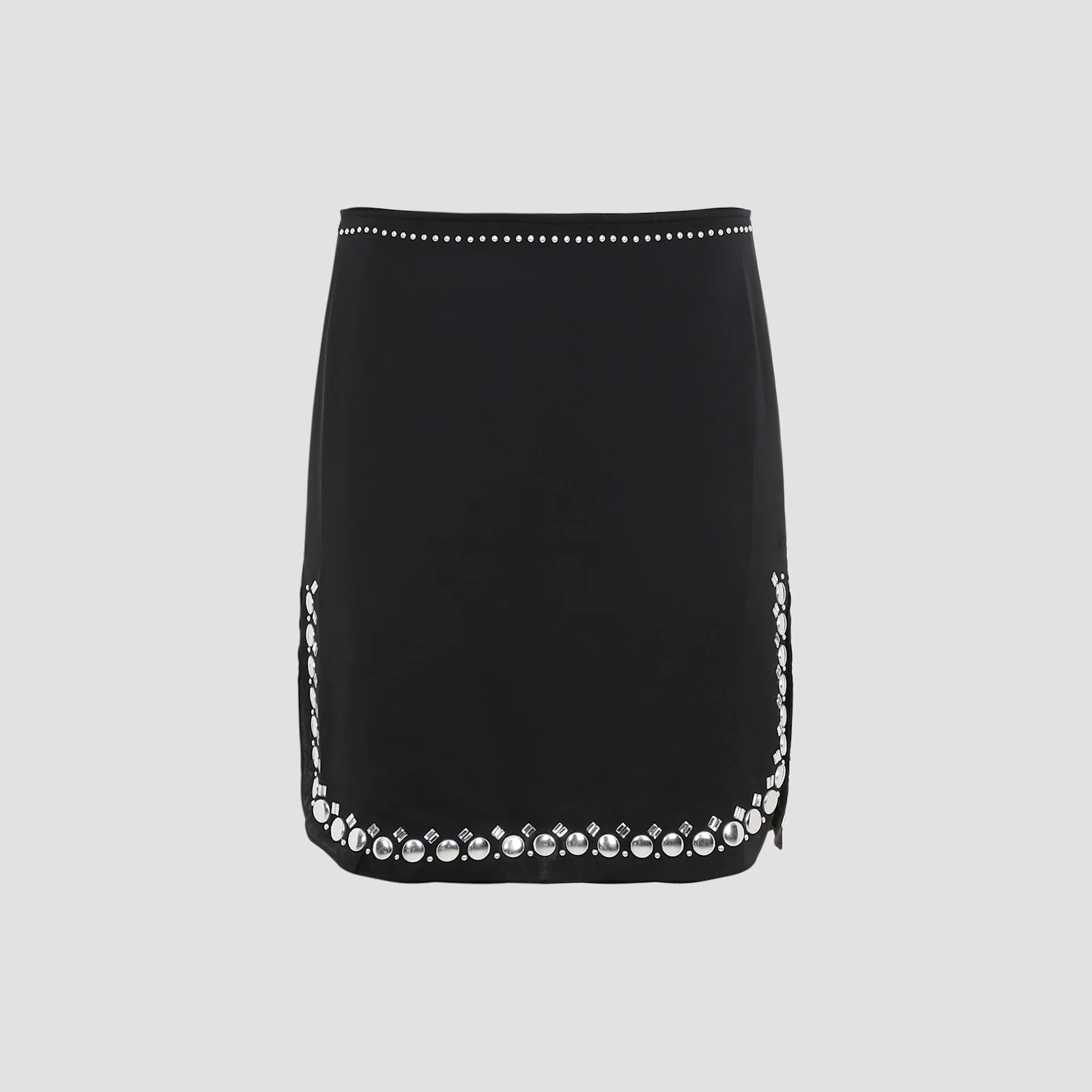 Rabanne Mini Skirt - Black - Image 3