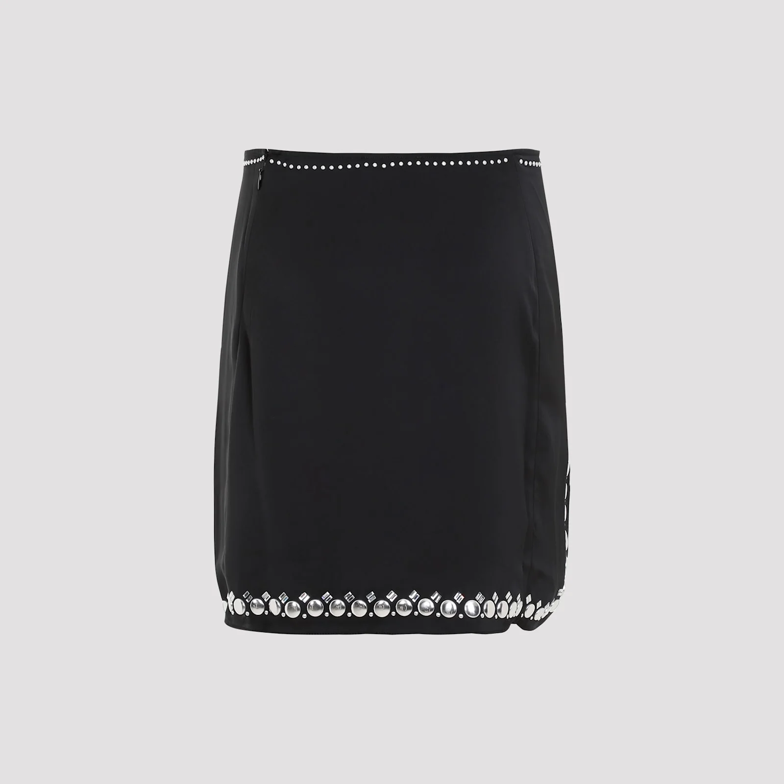 Rabanne Mini Skirt - Black - Image 4