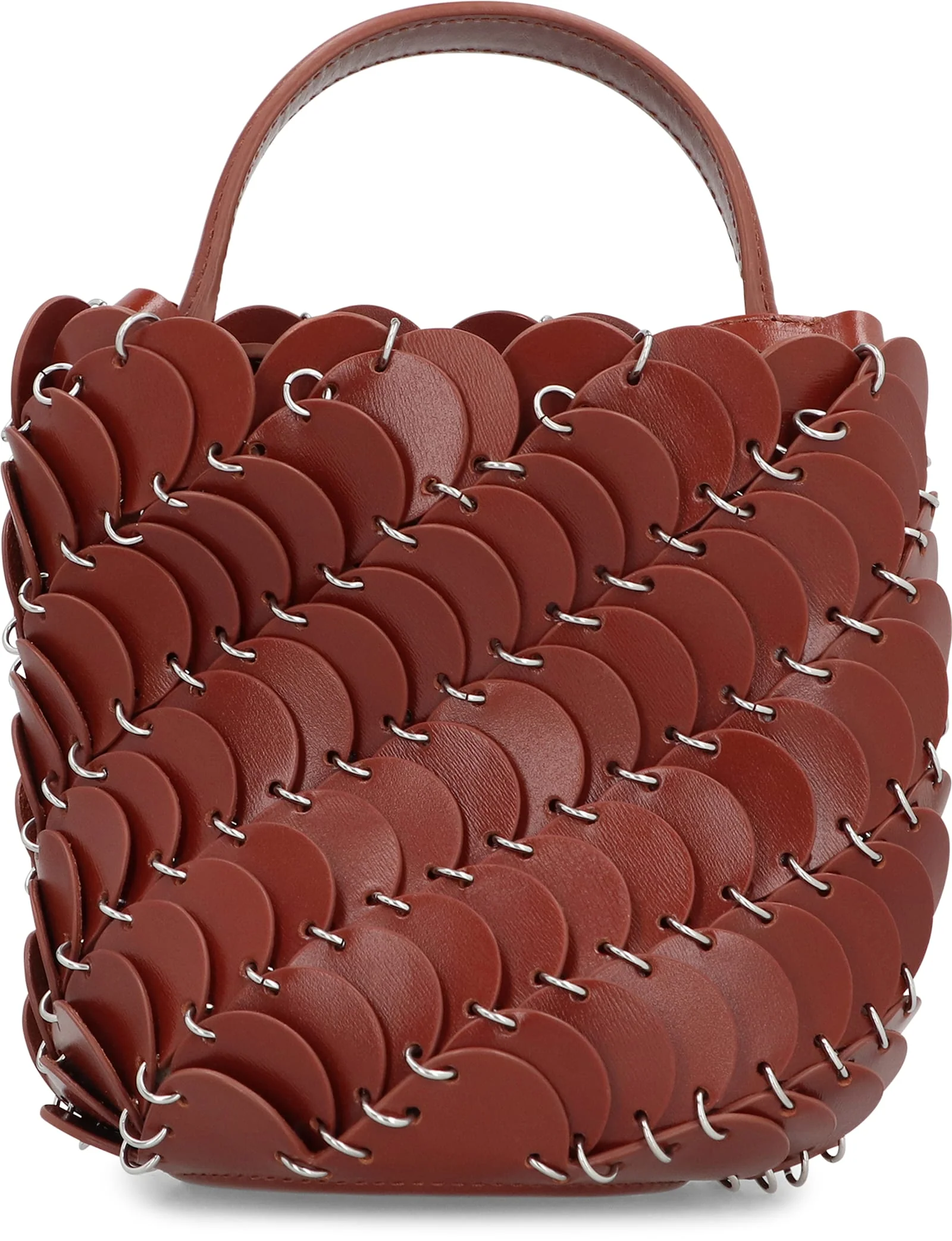 Rabanne Paco Piccola Bucket Bag - Brown - Image 4