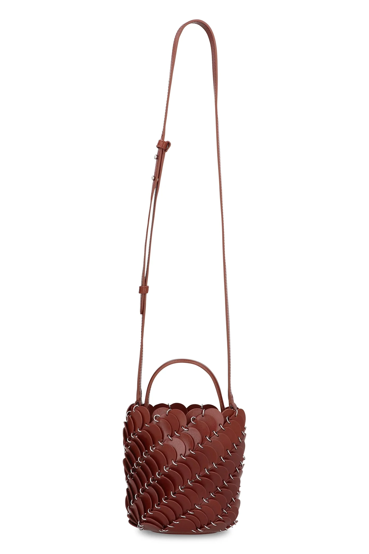 Rabanne Paco Piccola Bucket Bag - Brown - Image 5