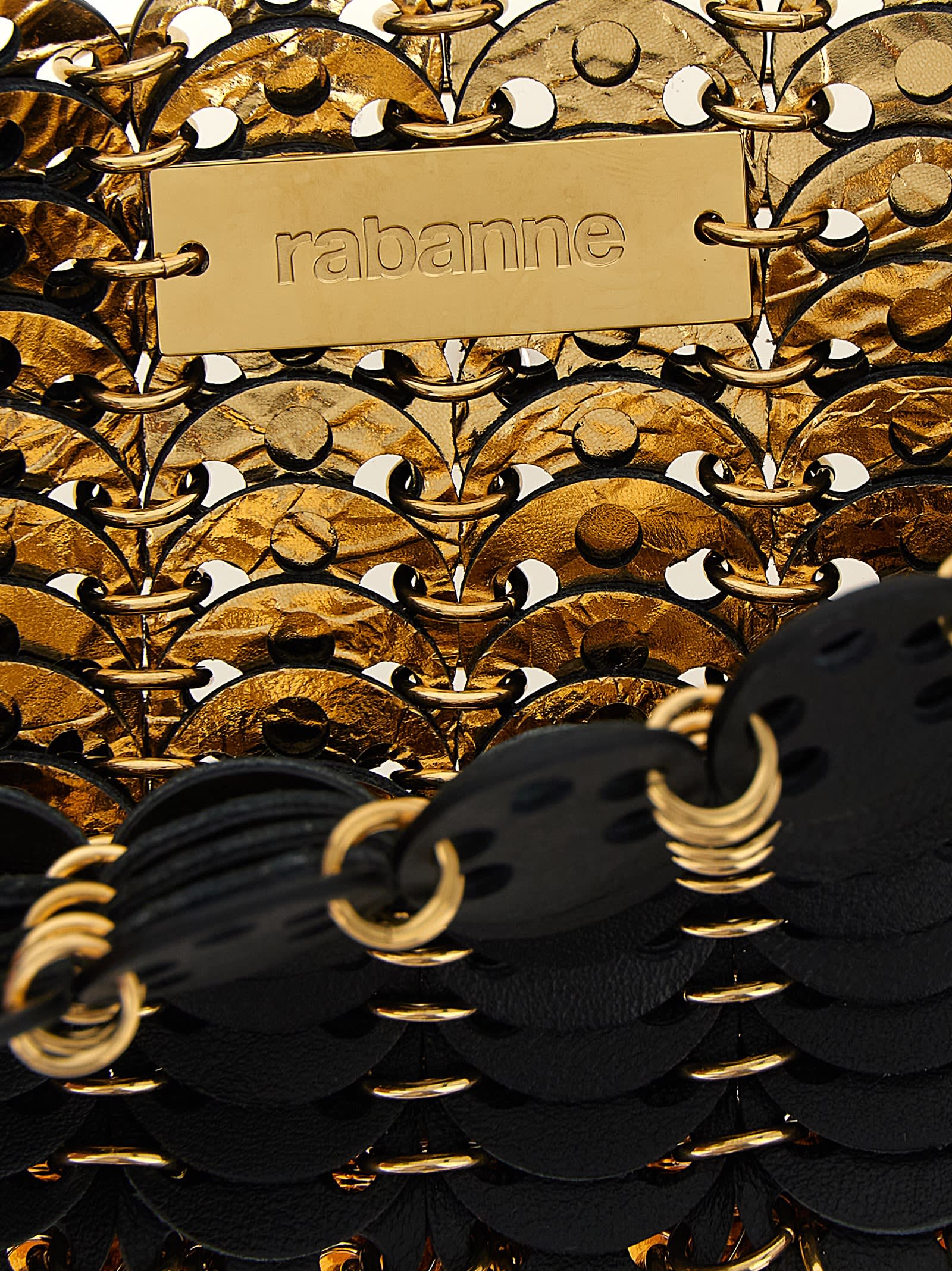 Rabanne 1969 Nano Flip Reversible Shoulder Bag - Black - Image 4