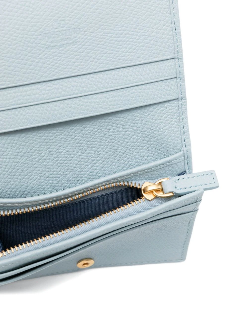 Valentino Garavani Vlogo Leather Wallet - Clear Blue - Image 2