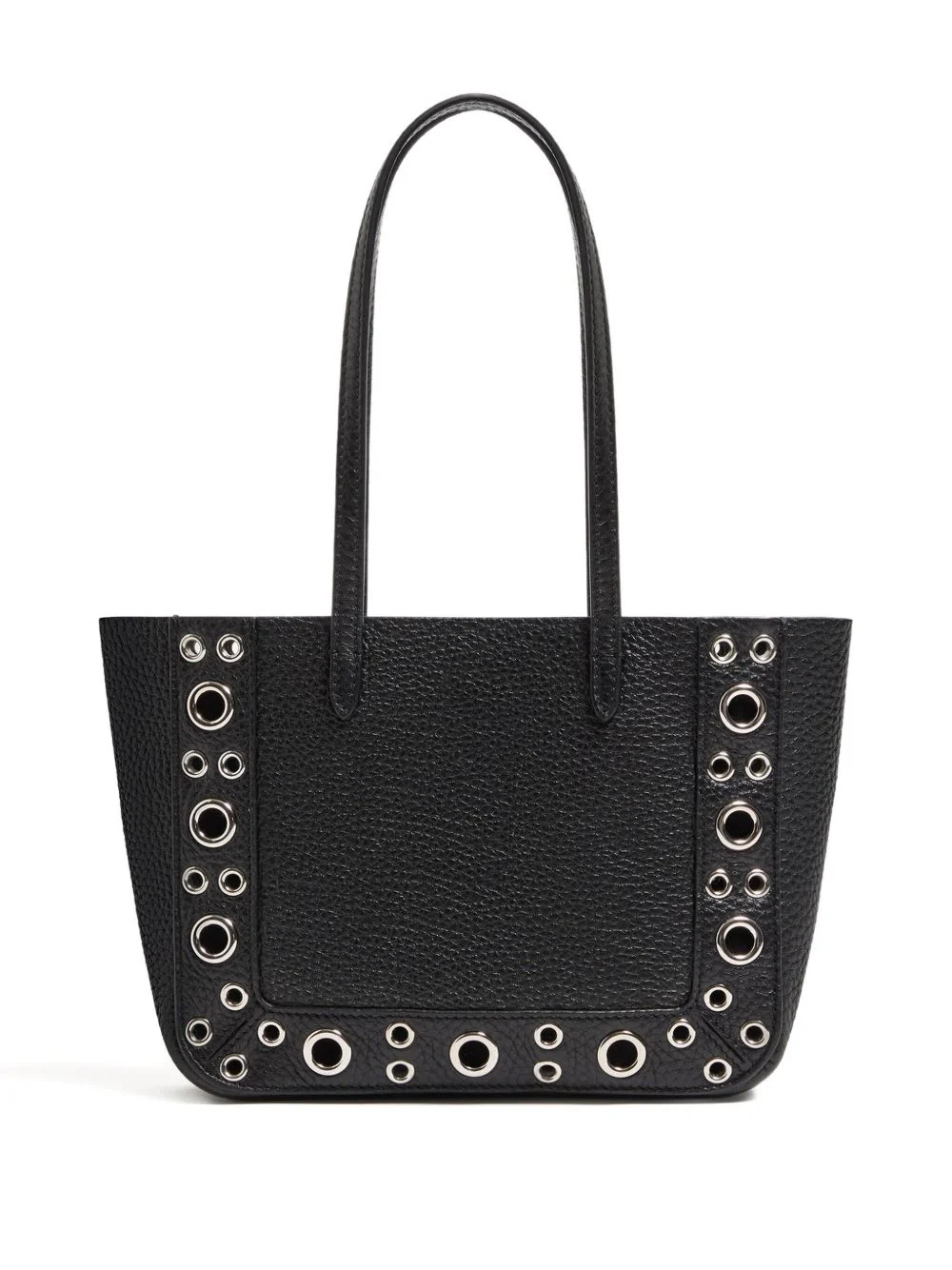Valentino Garavani Nellcote Mini Leather Tote Bag - Black - Image 3