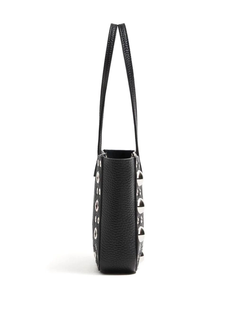 Valentino Garavani Nellcote Mini Leather Tote Bag - Black - Image 4