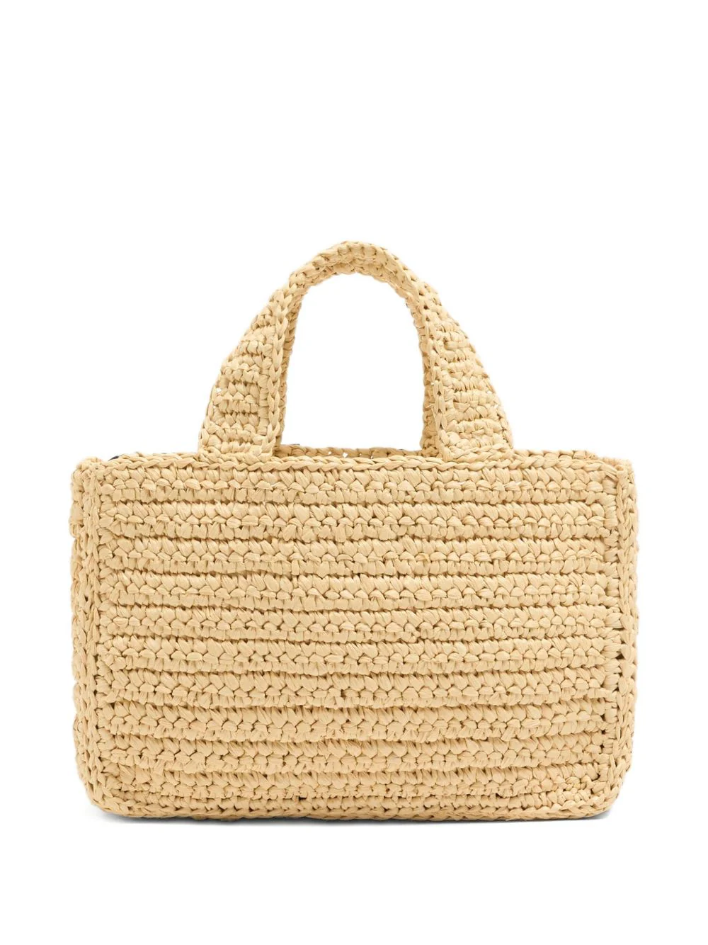 Valentino Garavani Viva Superstar Crochet Small Tote Bag - Black - Image 3