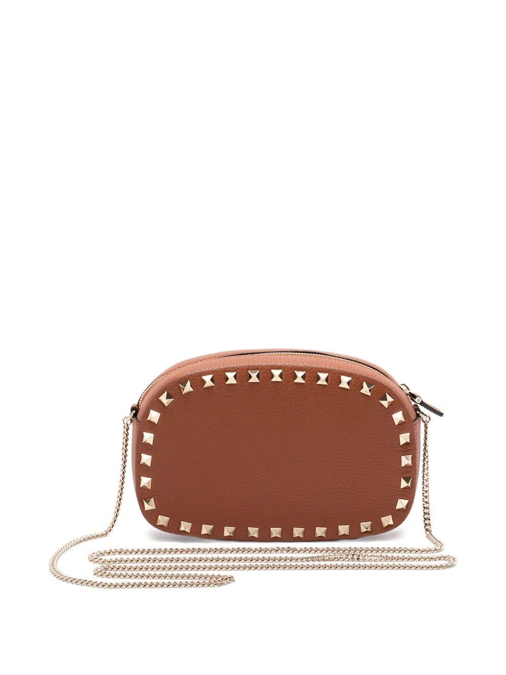 Valentino Garavani Rockstud Leather Mini Bag - Leather Brown - Image 2