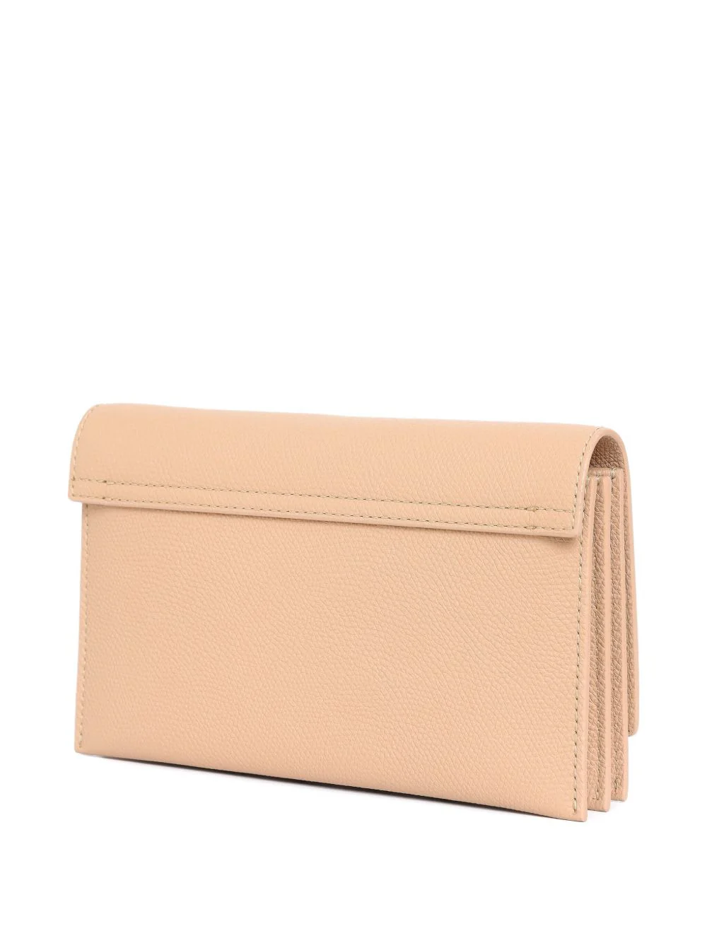 Valentino Garavani Vlogo Signature Leather Wallet On Chain - Powder - Image 3