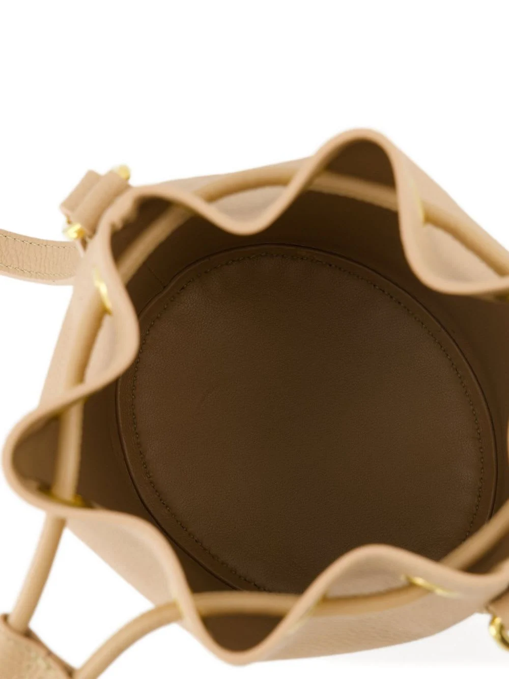 Valentino Garavani Vlogo Signature Mini Leather Bucket Bag - Powder - Image 3