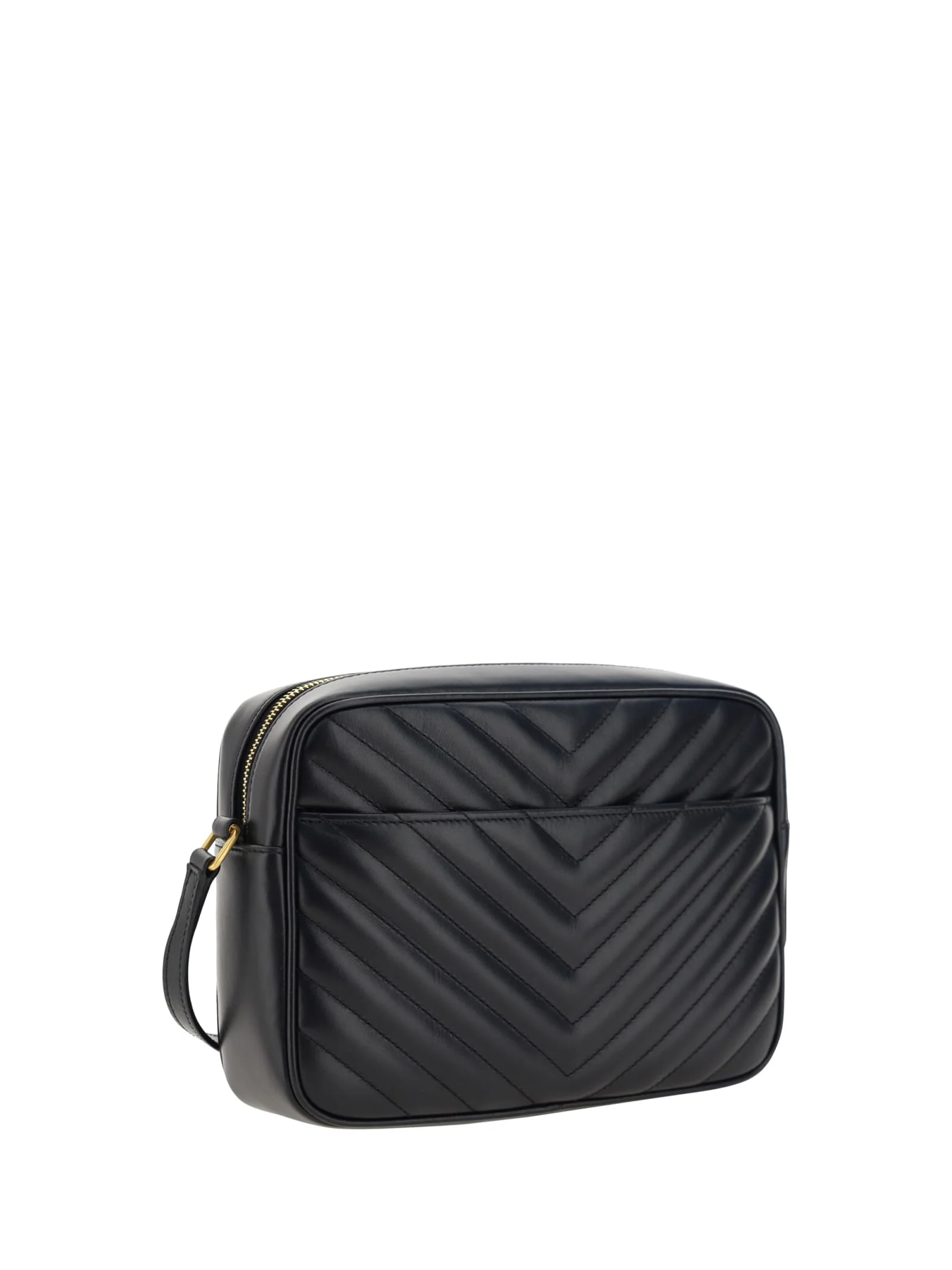Saint Laurent Loulou Shoulder Bag - Black - Image 3