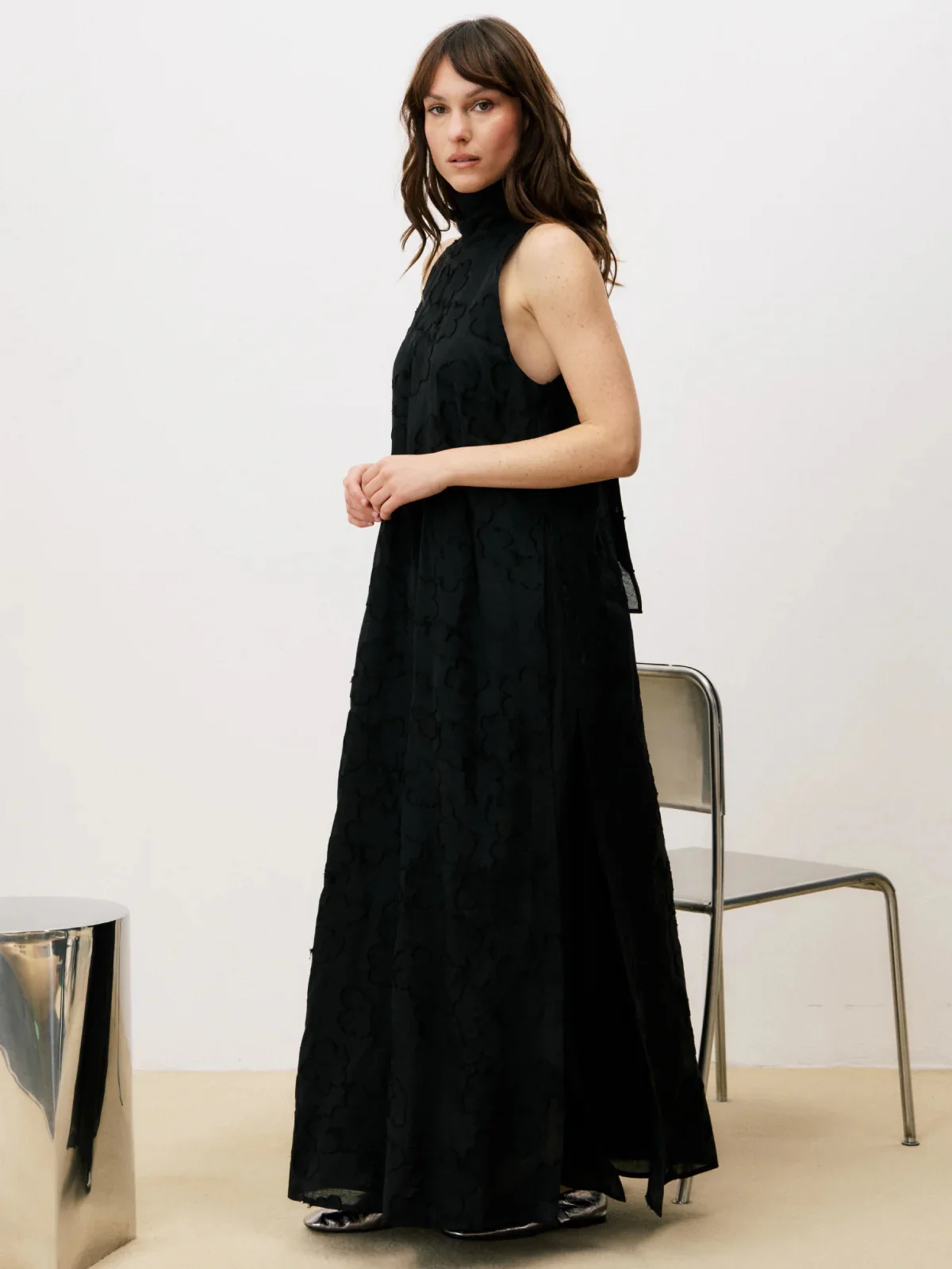 FRNCH Pattie Dress - Noir - Image 2