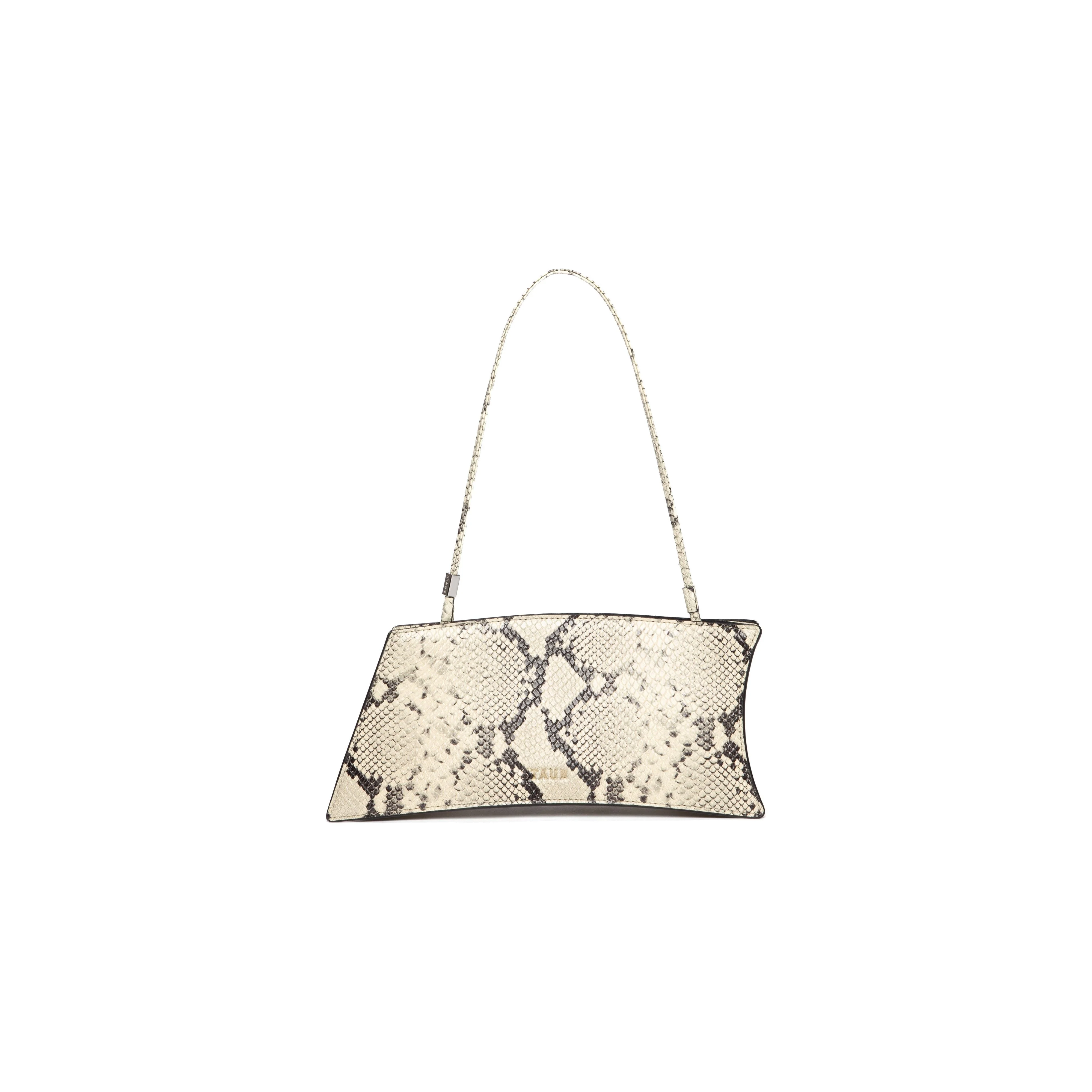 Staud Coco Shoulder Bag - White Snake - Image 5