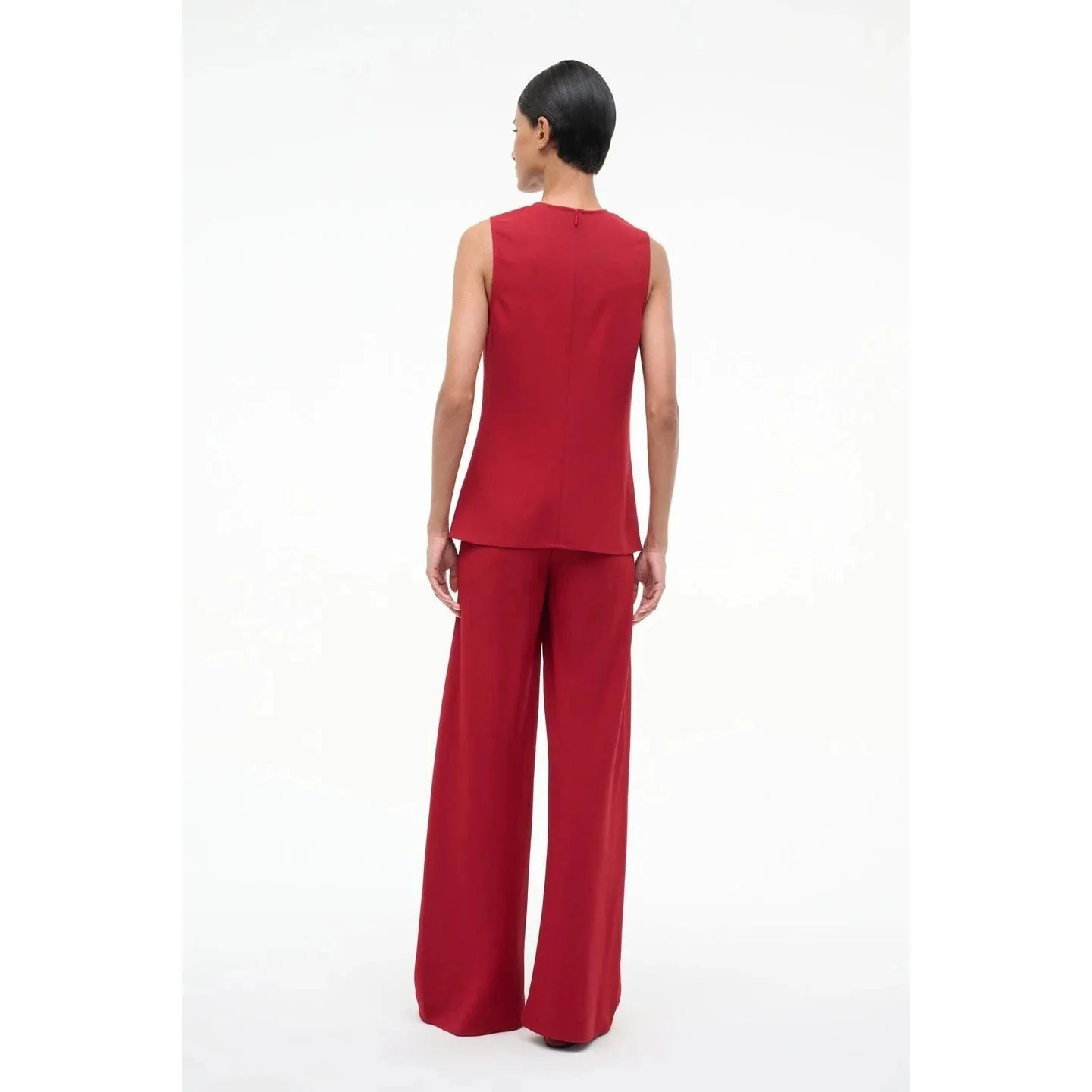 Staud Stroll Pant - Pomegranate - Image 4