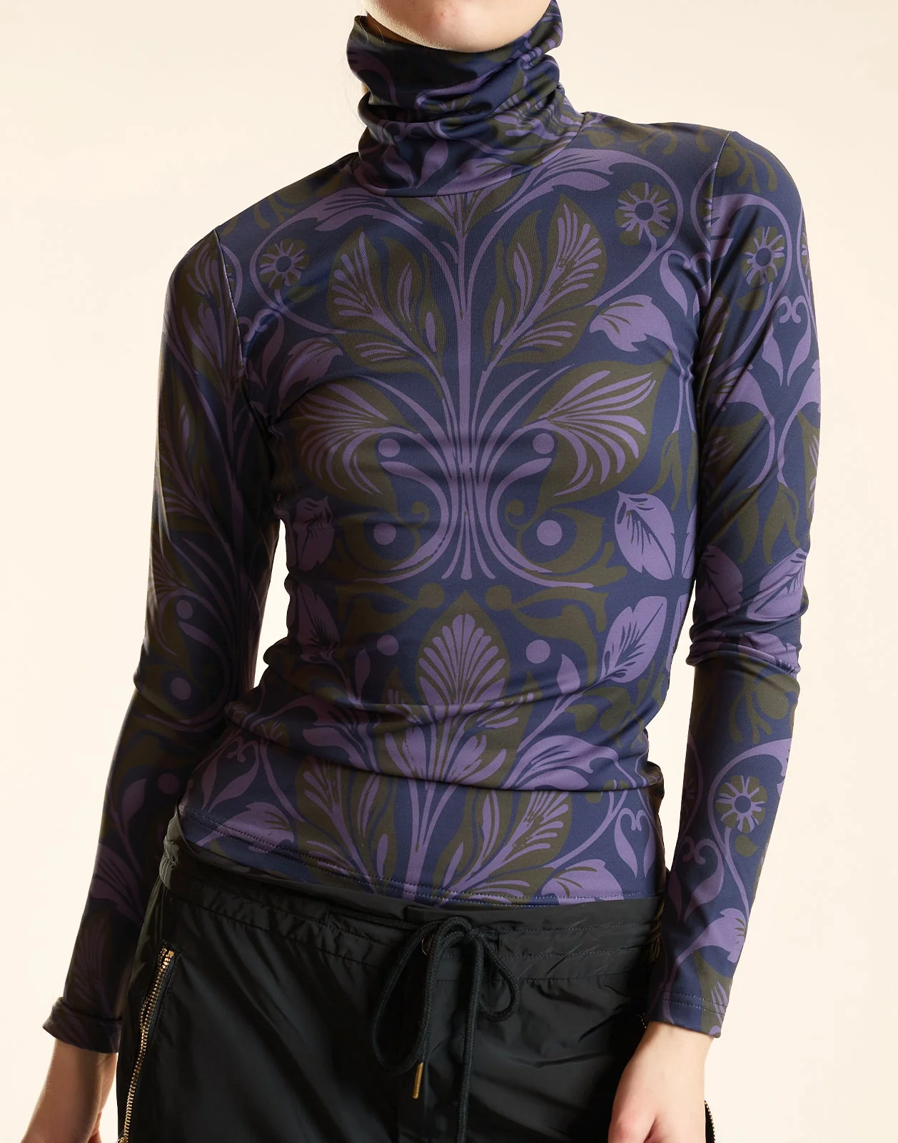 Cynthia Rowley The Perfect Layer Turtleneck Top - Purmul