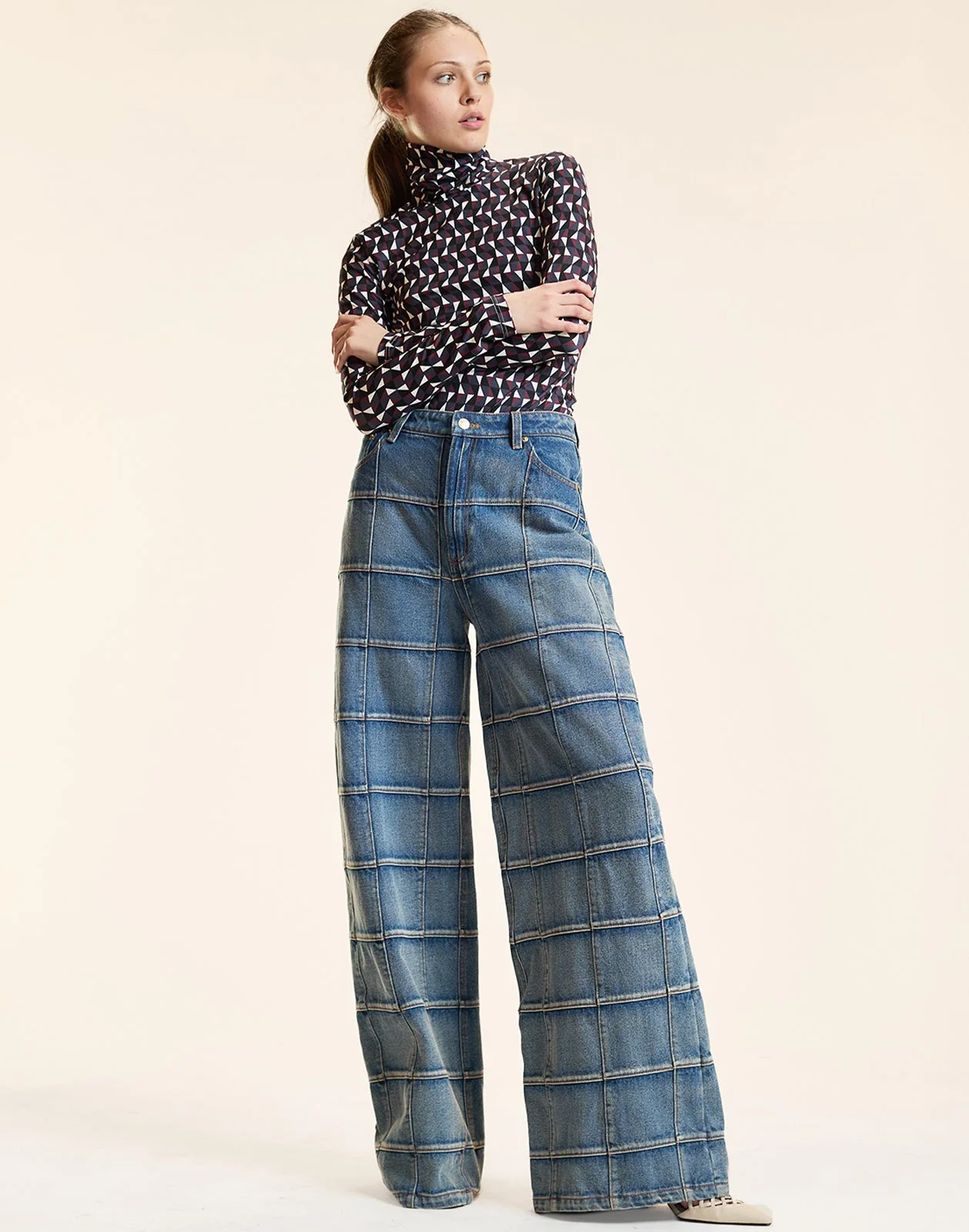 Cynthia Rowley The Perfect Layer Turtleneck Top - Geomul - Image 2