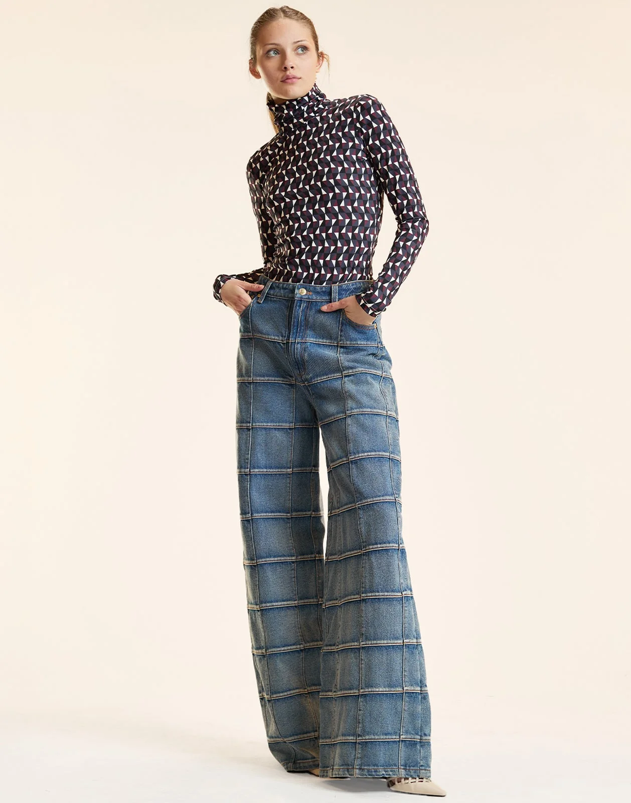 Cynthia Rowley The Perfect Layer Turtleneck Top - Geomul - Image 4