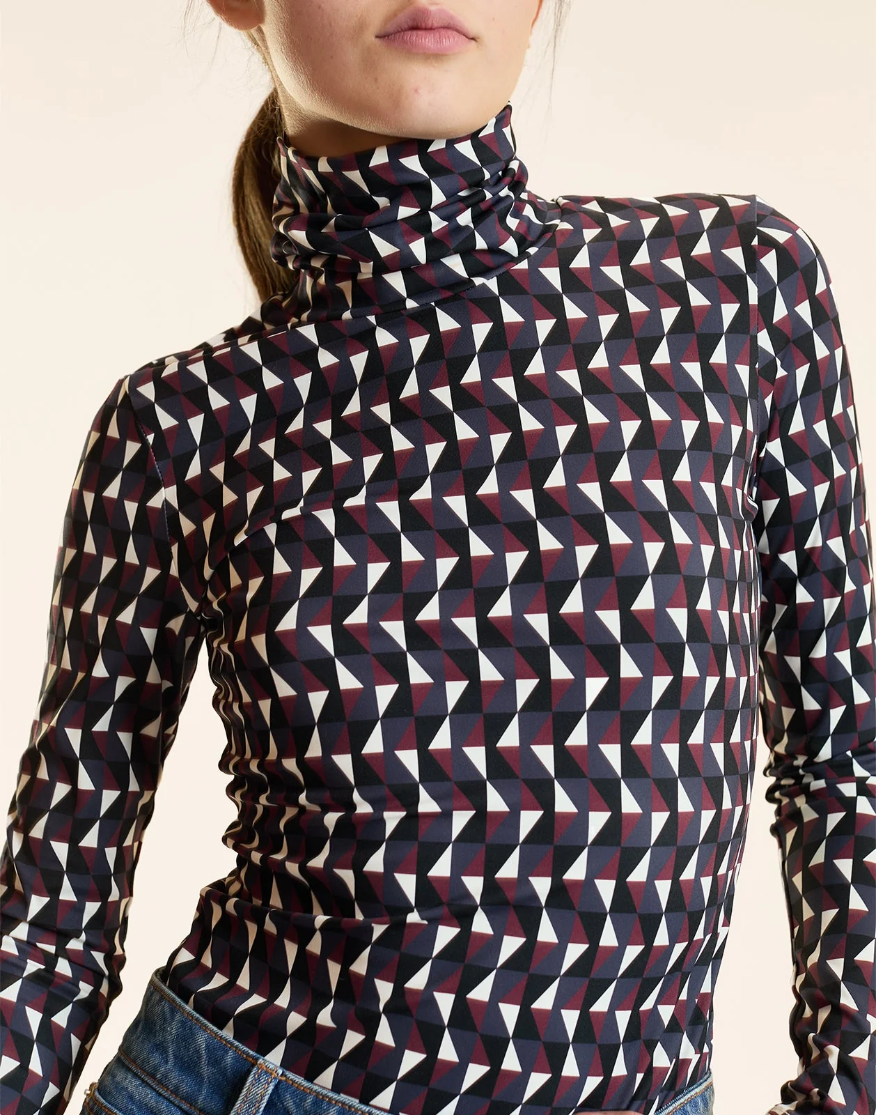 Cynthia Rowley The Perfect Layer Turtleneck Top - Geomul - Image 7