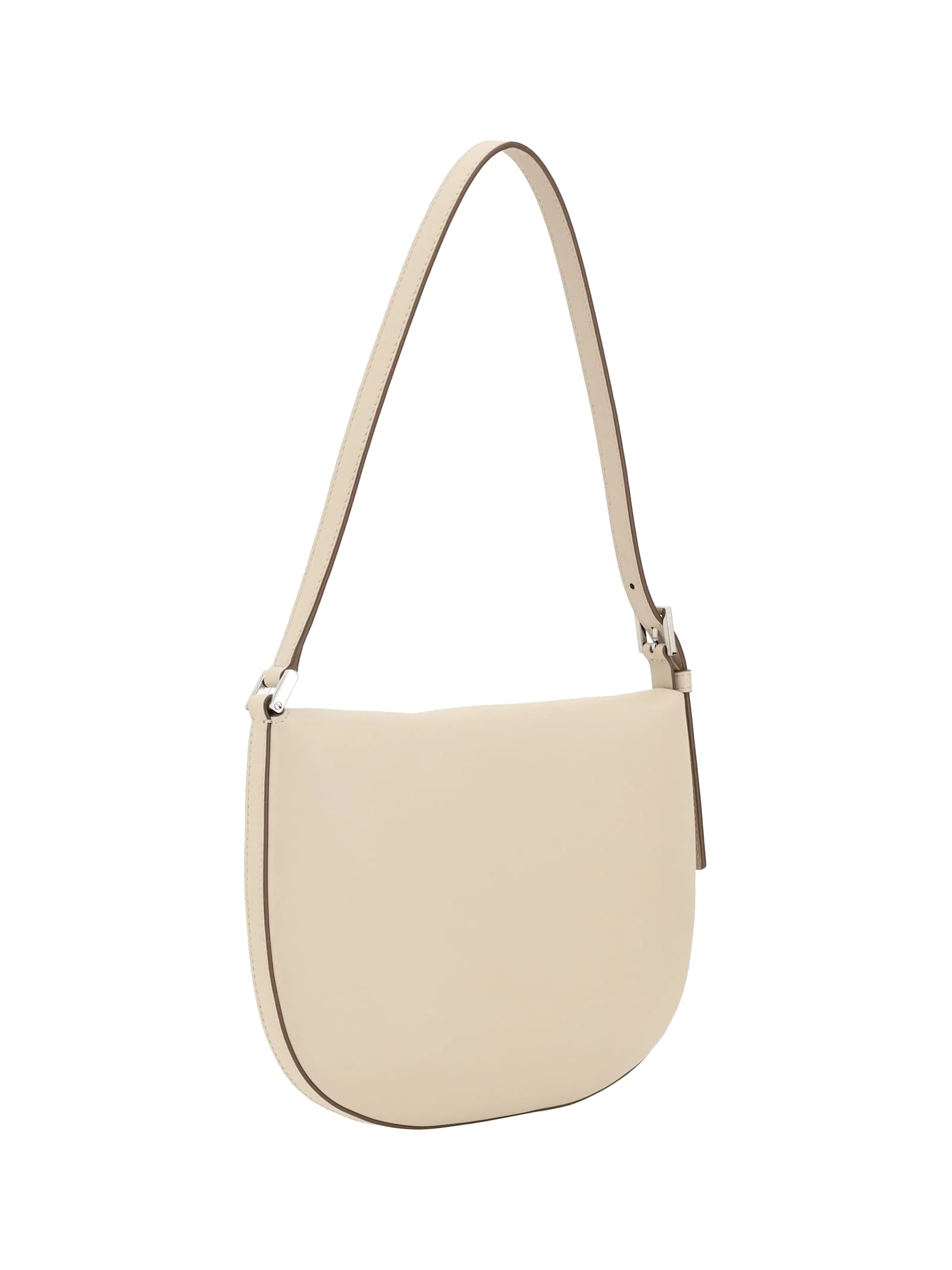 SAVETTE Tondo Leather Shoulder Bag - Neutrals - Image 3