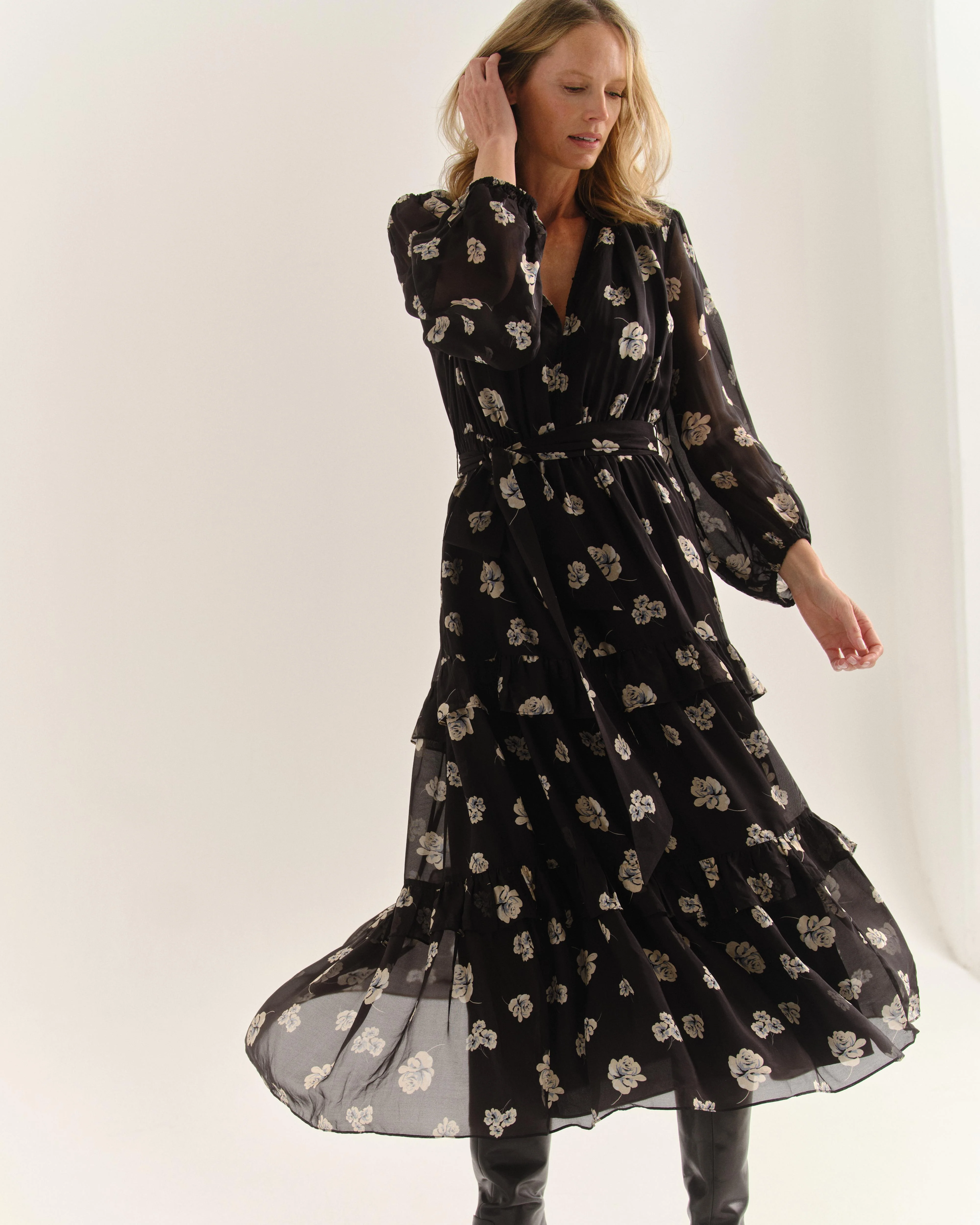 Cartolina Lorelei Long Sleeve Dress - Image 3
