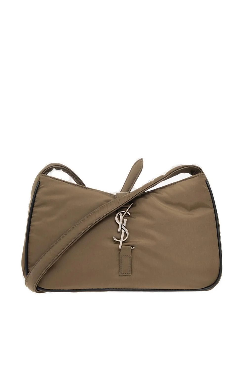 Saint Laurent Le 5 7 Logo Plaque Crossbody Bag - Black