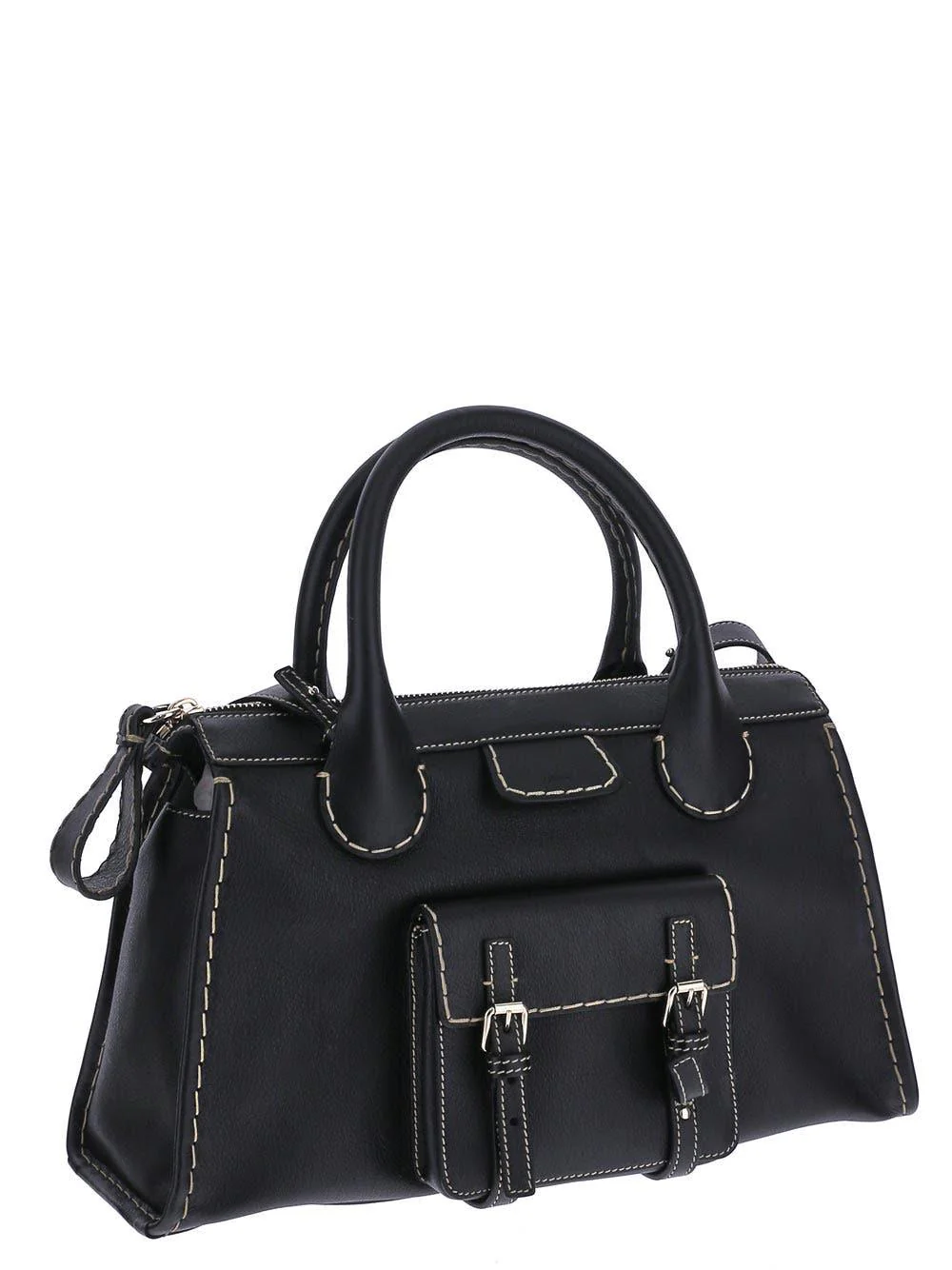 Chloé Edith Medium Tote Bag - Black - Image 2