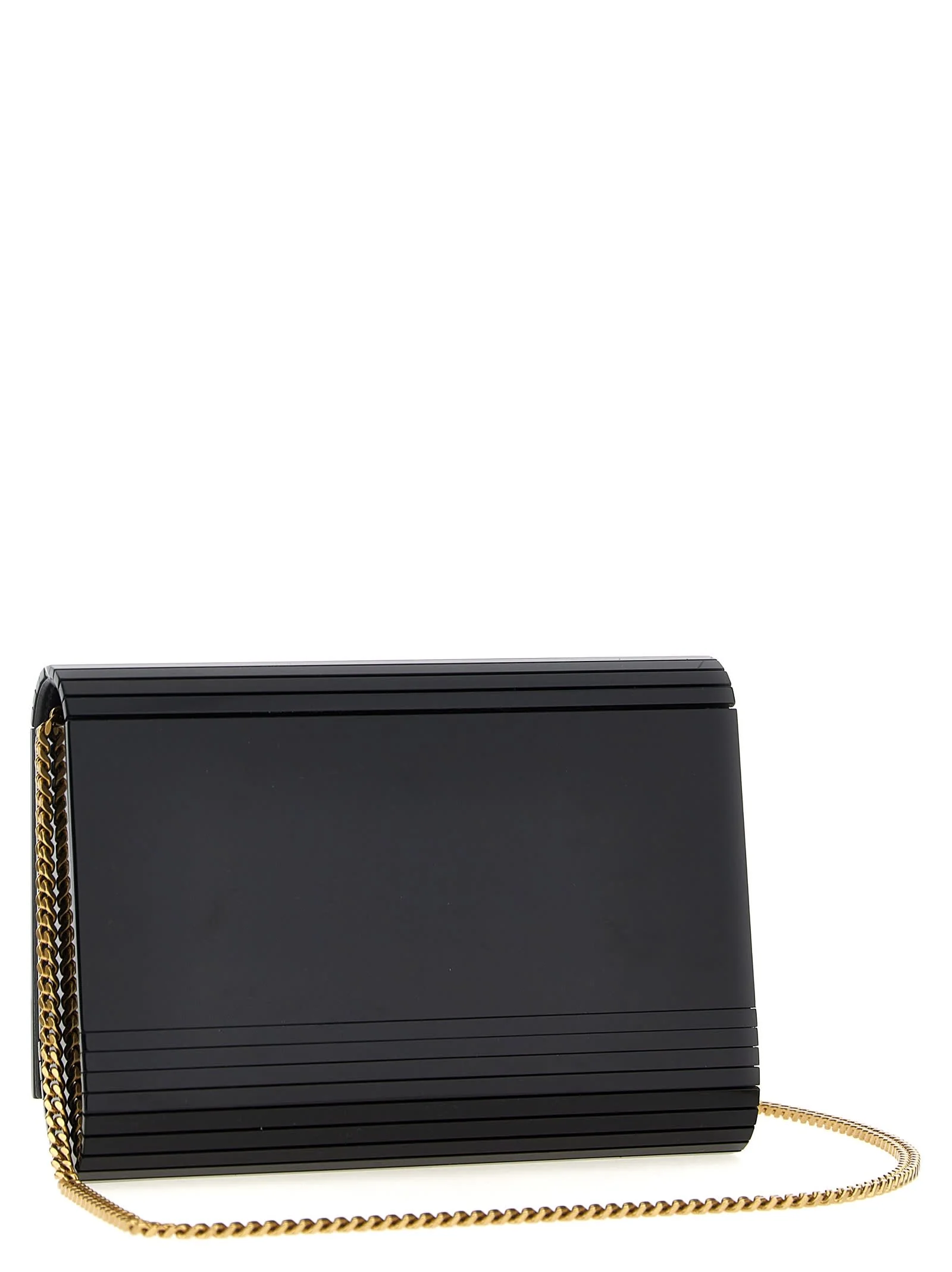 Saint Laurent Minaudière Vicky Crossbody Bag - Black - Image 2