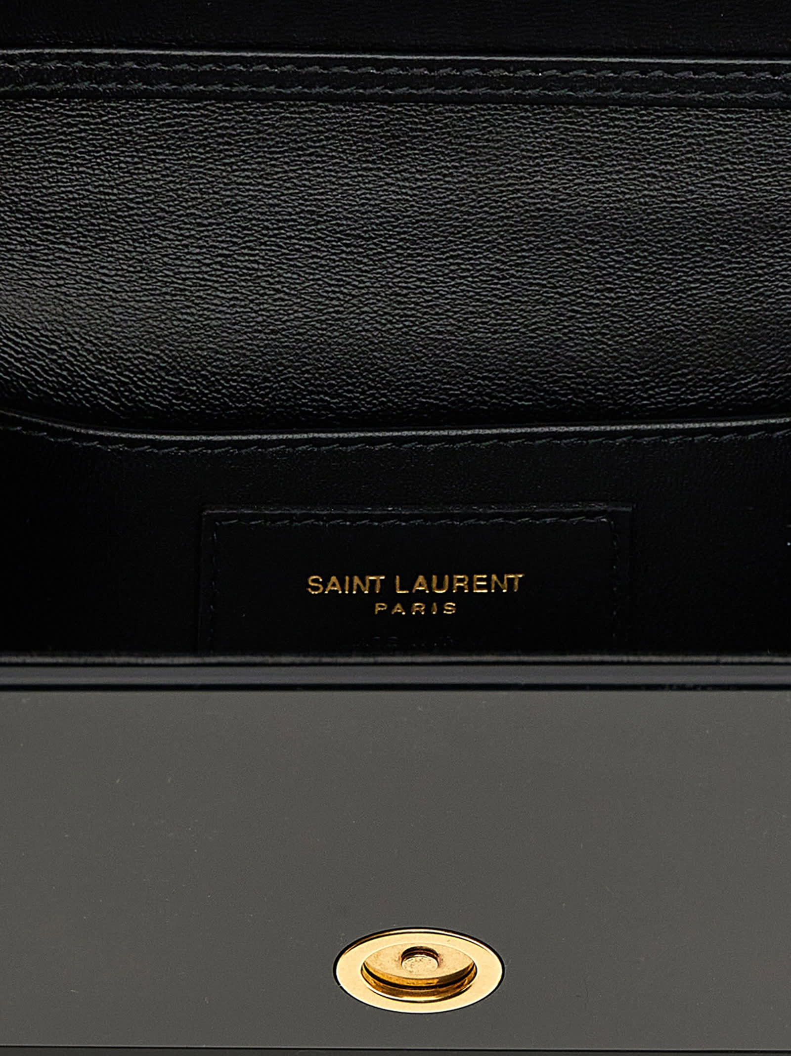 Saint Laurent Minaudière Vicky Crossbody Bag - Black - Image 4