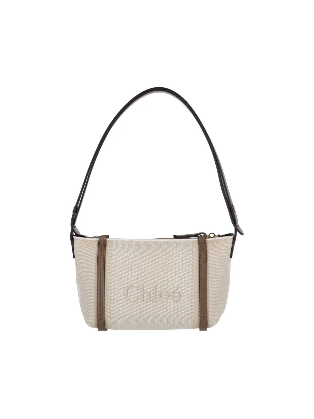 Chloé Carry Shoulder Bag - Beige - Image 3