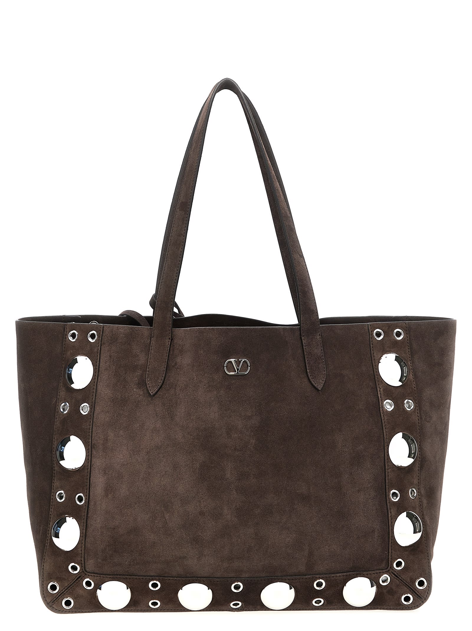 Valentino Garavani Nellcôte Shopping Bag - Brown