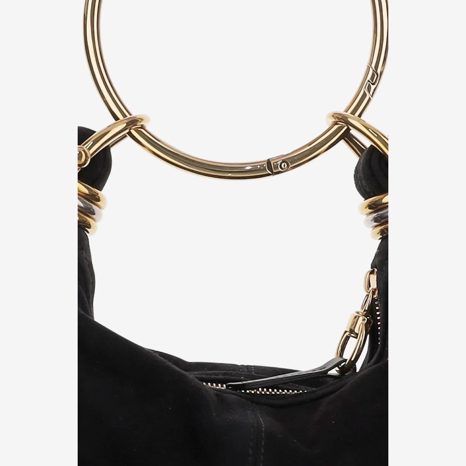Chloé Bracelet Hobo Bag Mini - Black - Image 5