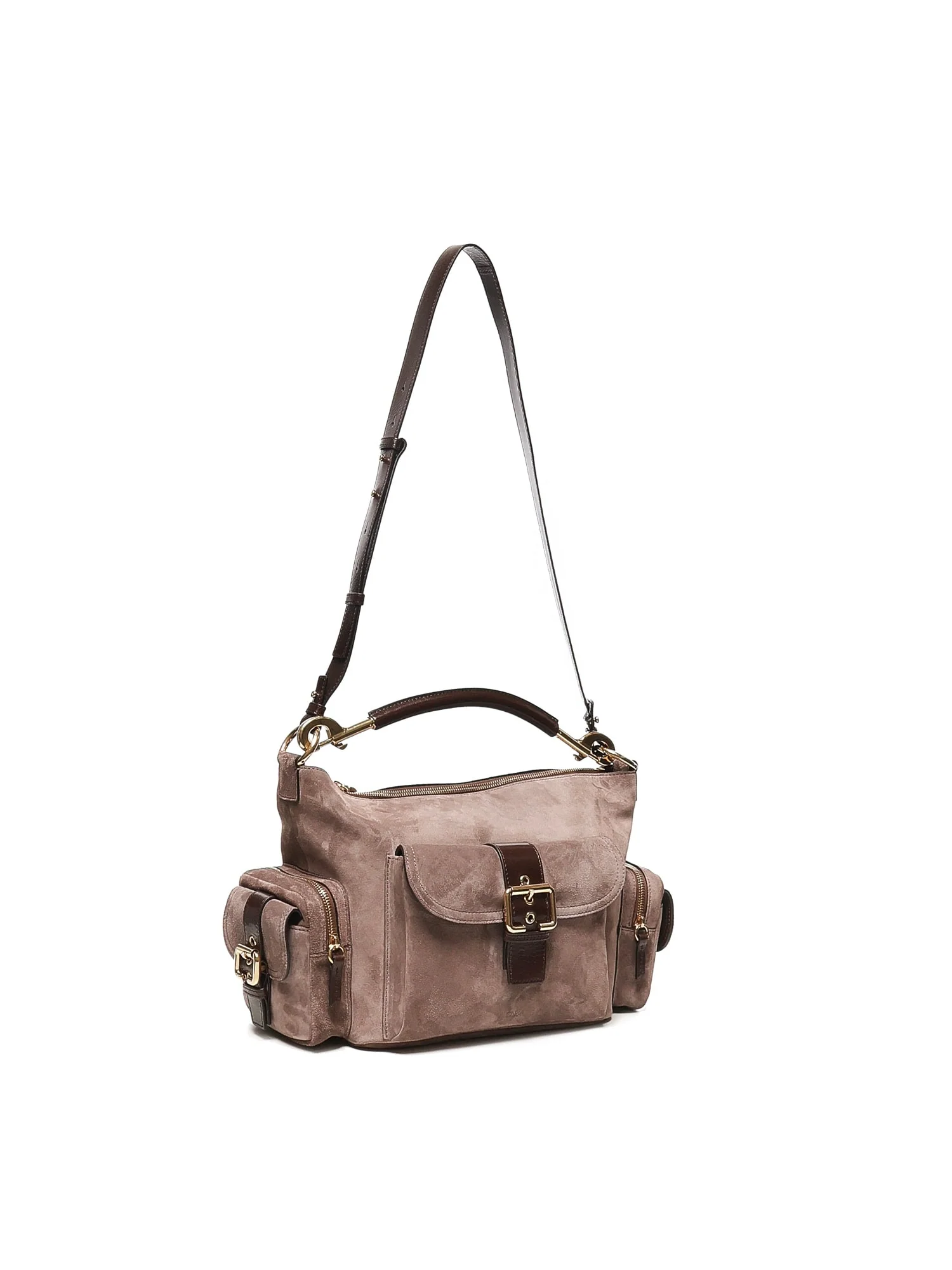 Chloé Chlo Suede Camera Bag - Taupe - Image 2