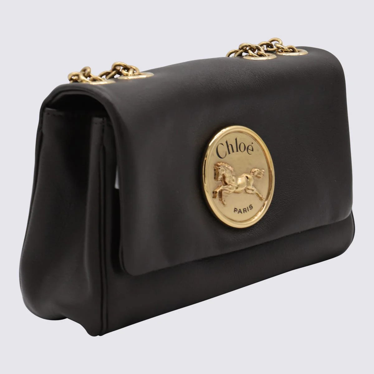 Chloé Heritage Shoulder Bag - Ink Brown - Image 2