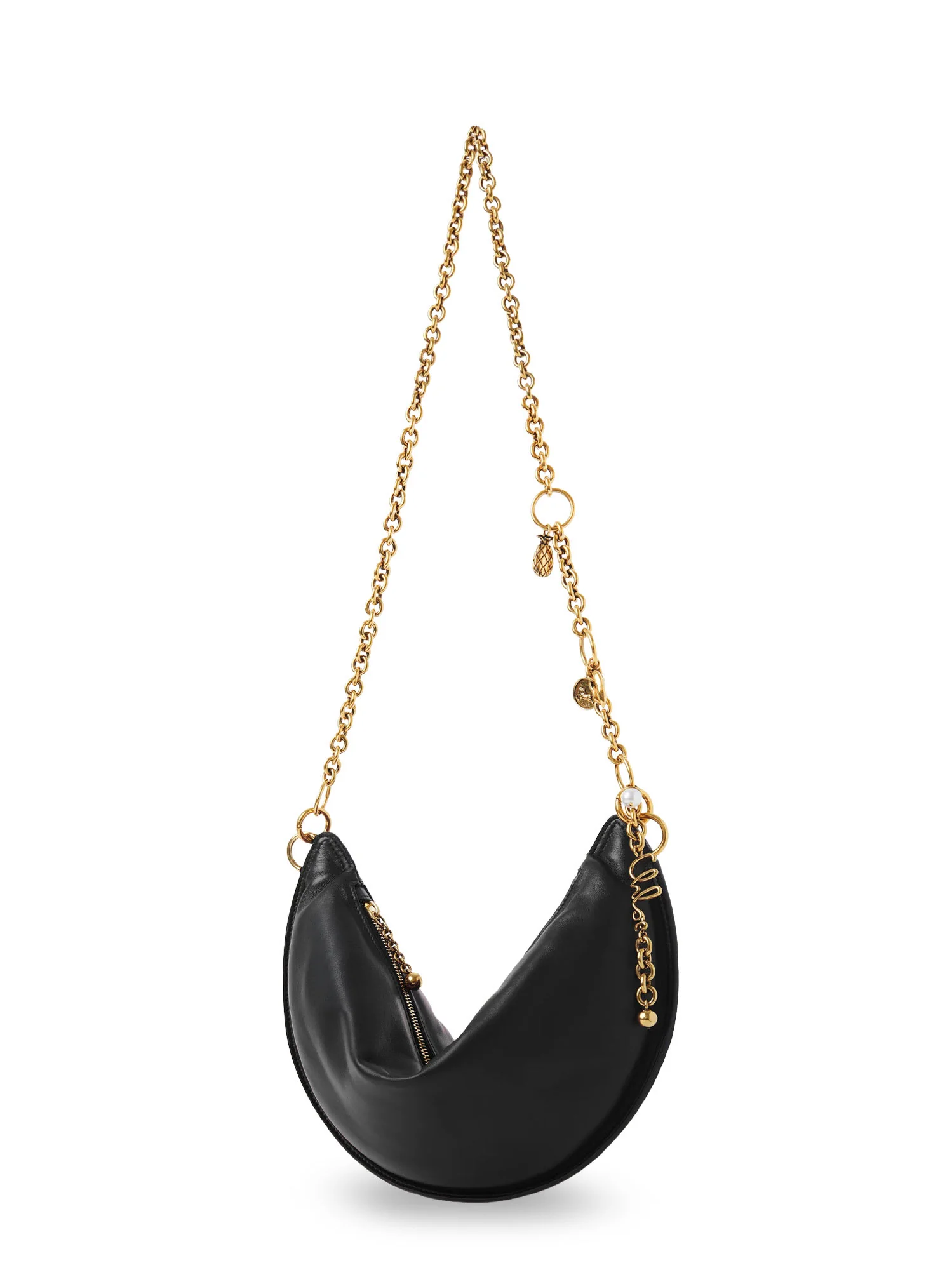 Chloé Chlo Icons Leather Shoulder Bag - Black - Image 3
