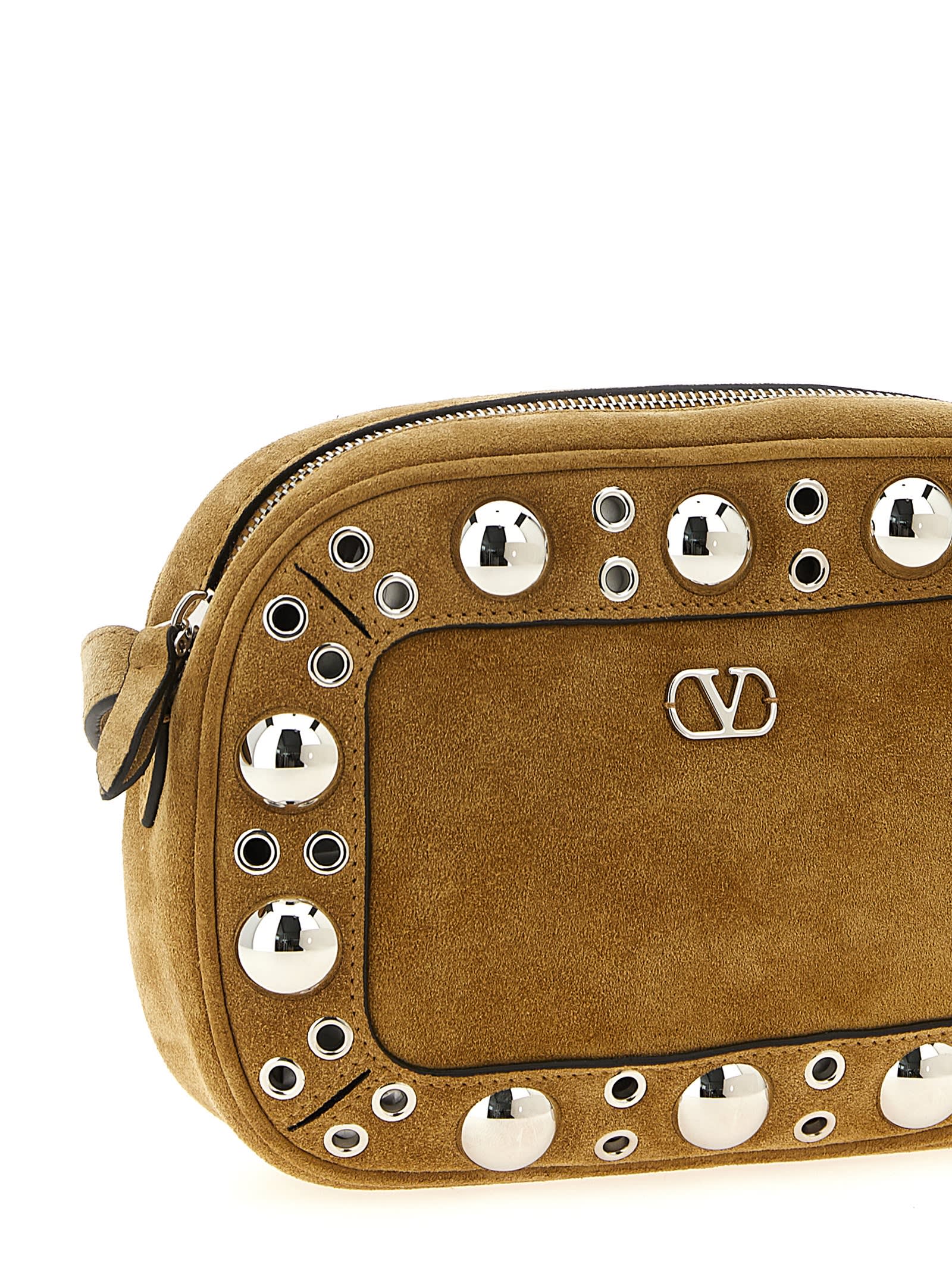 Valentino Garavani Nellcôte Shoulder Bag - Beige - Image 3