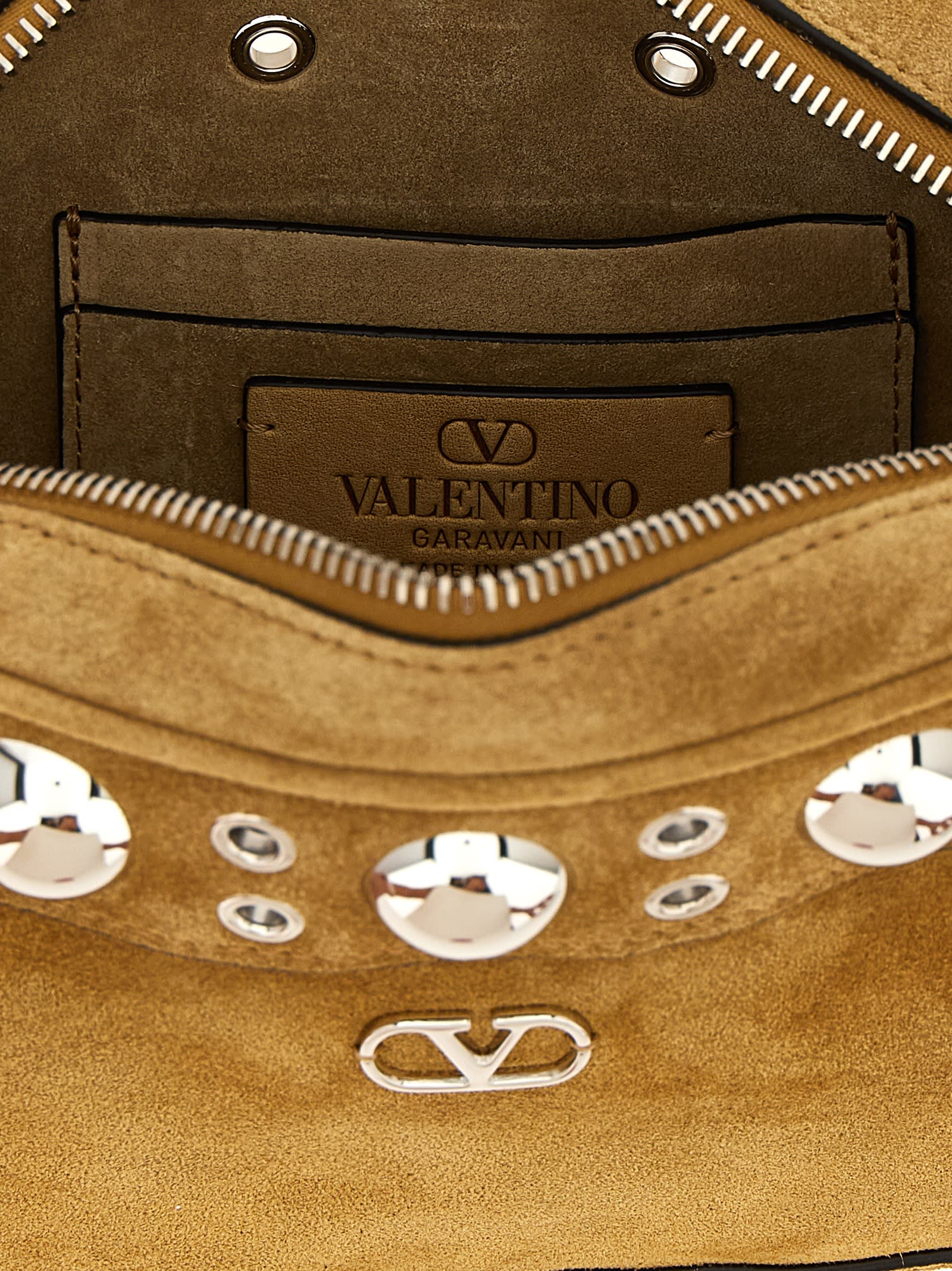 Valentino Garavani Nellcôte Shoulder Bag - Beige - Image 4