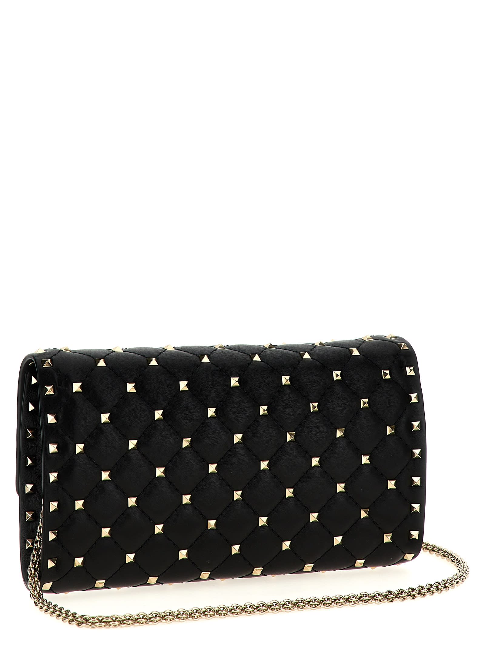 Valentino Garavani Rockstud Spike Shoulder Bag - Black - Image 2