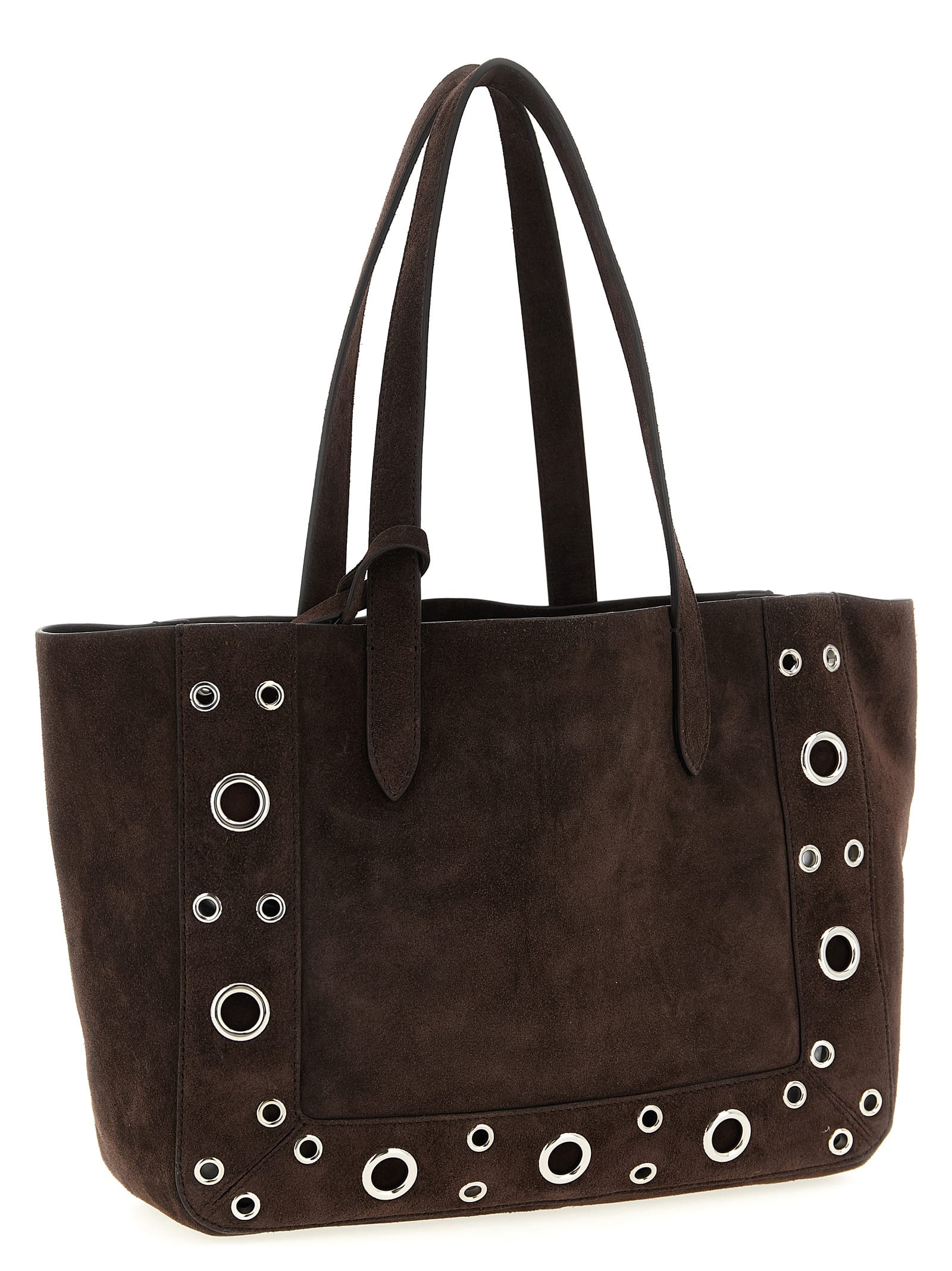 Valentino Garavani Nellcôte Medium Shopping Bag - Brown - Image 2