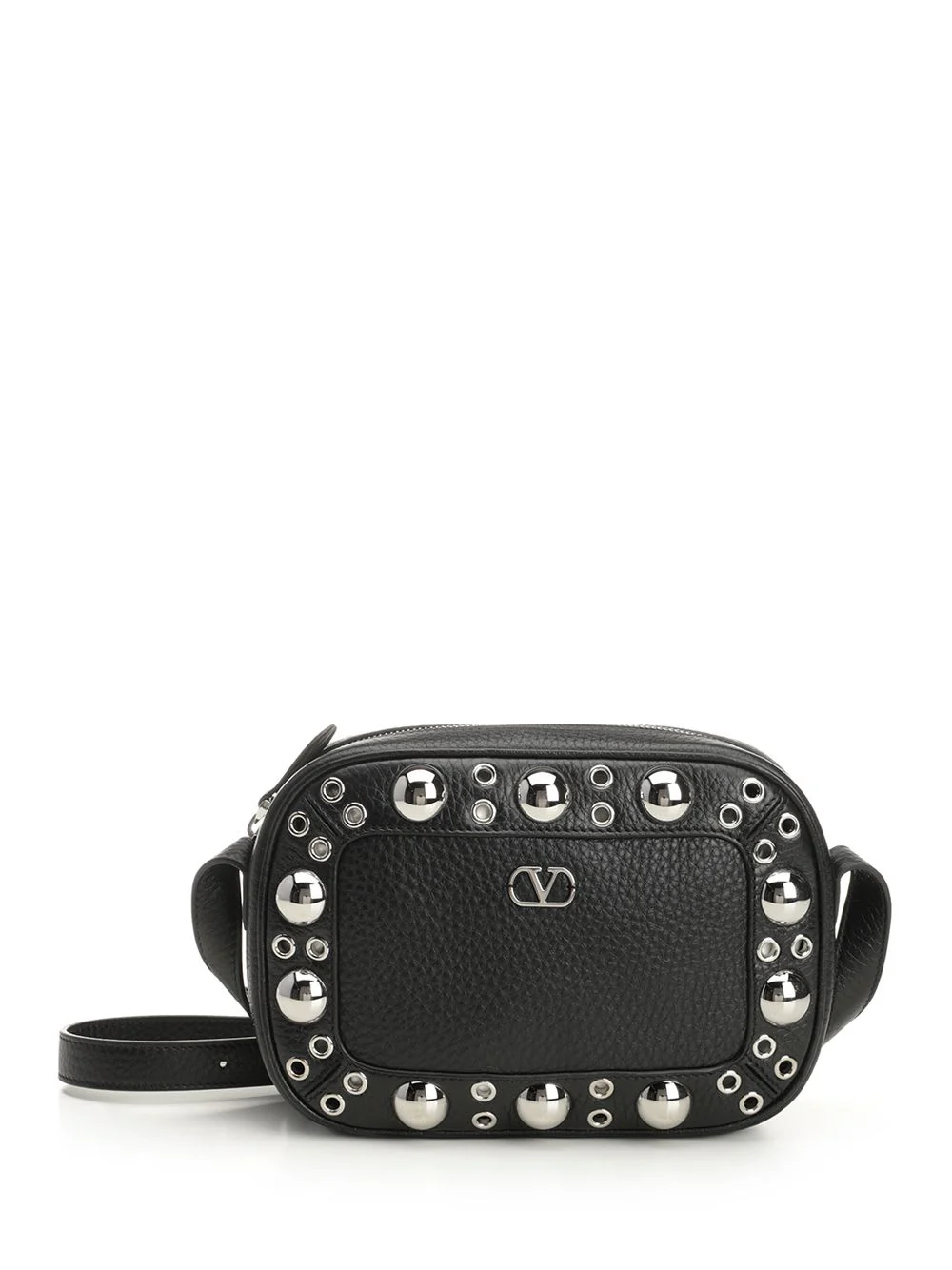 Valentino Garavani Nellcôte Chain Shoulder Bag - Black