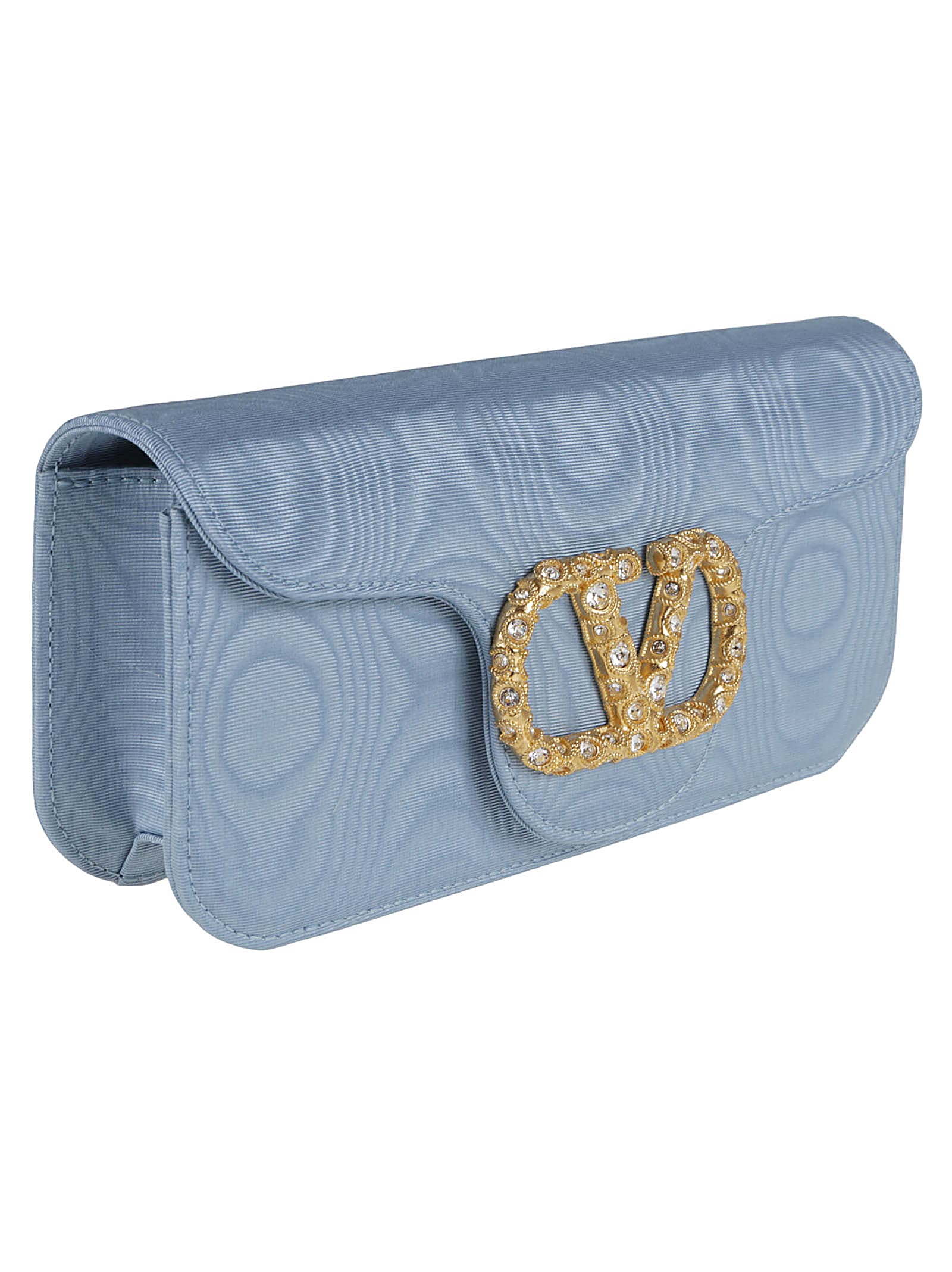 Valentino Garavani Locò Clutch - Clear Blue - Image 3